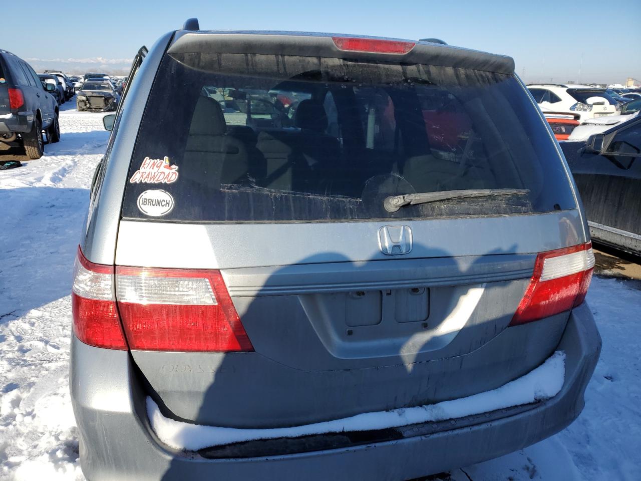 2006 Honda Odyssey VIN 5FNRL386X6B074528 Copart auction photo, front end damage thumbnail 6