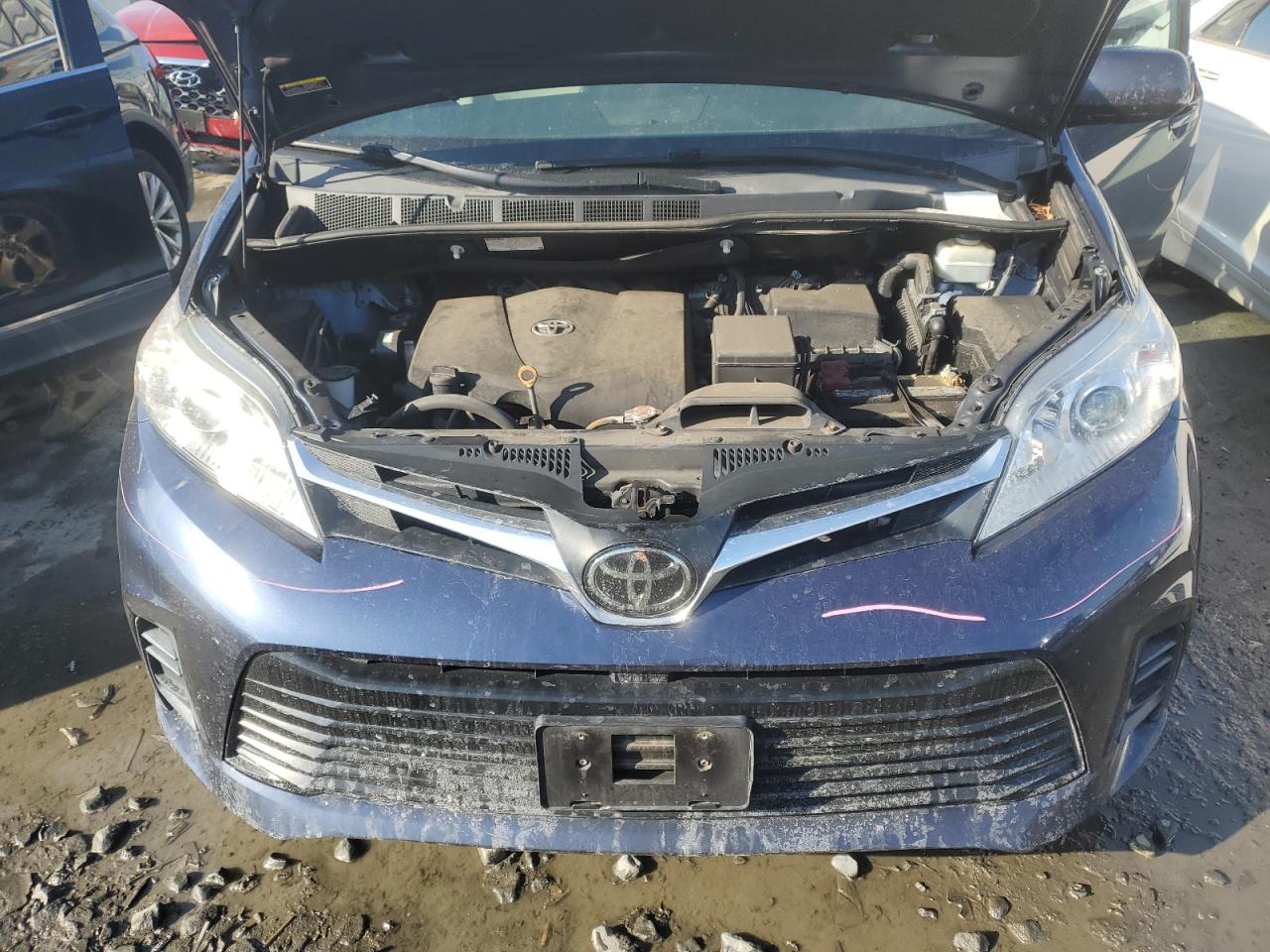 2020 Toyota Sienna VIN 5TDKZ3DC3LS036514 Copart auction photo, rear end damage thumbnail 12