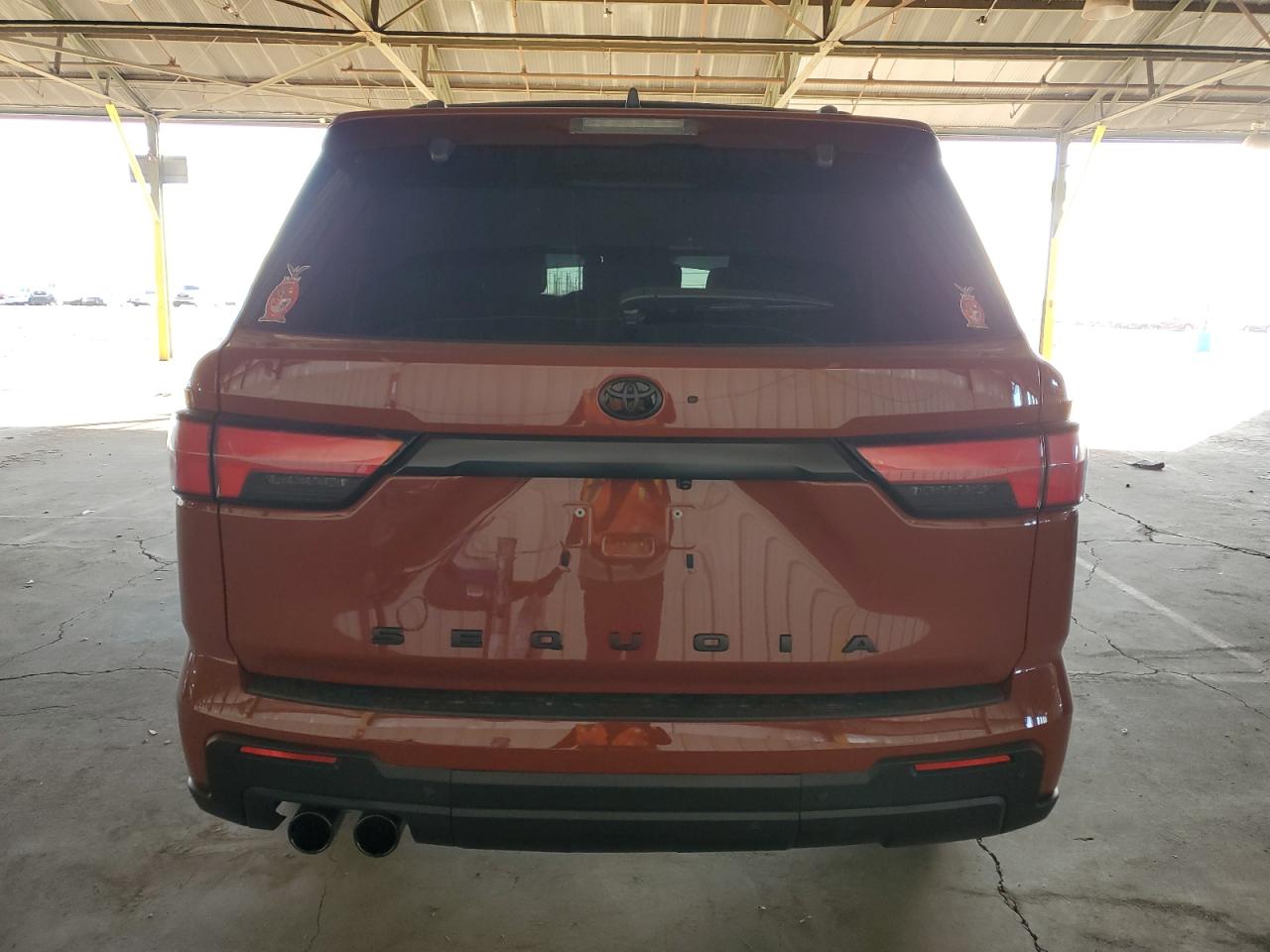 2024 Toyota Sequoia VIN 7SVAAABA4RX037155 Copart auction photo, front end / side damage thumbnail 6
