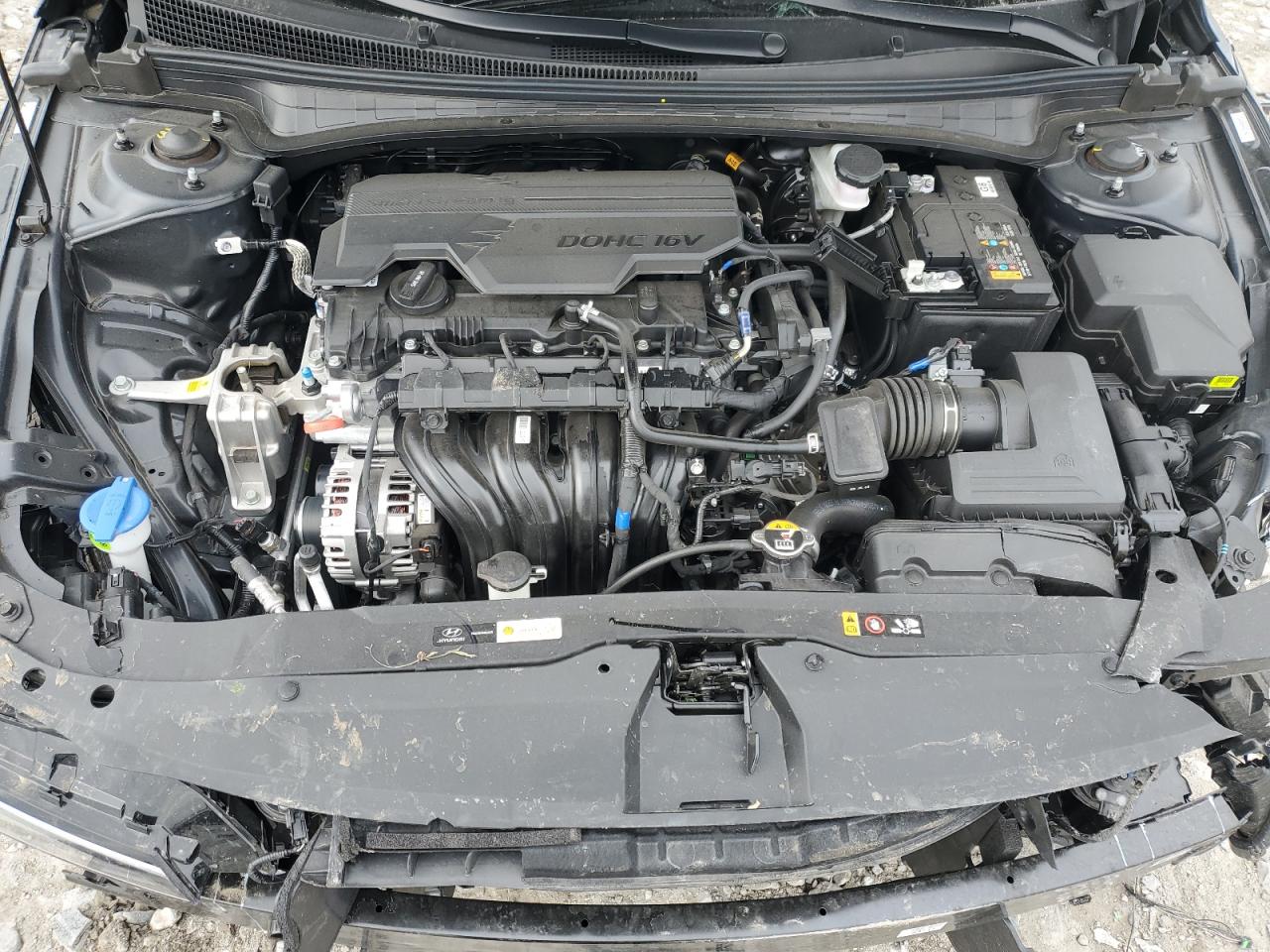 2024 Hyundai Elantra VIN KMHLP4DG6RU839272 Copart auction photo, rollover damage thumbnail 12