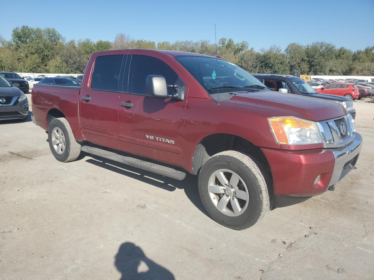 2014 Nissan Titan VIN 1N6BA0EC1EN503780 Copart auction photo, hail / minor dent/scratches damage thumbnail 4