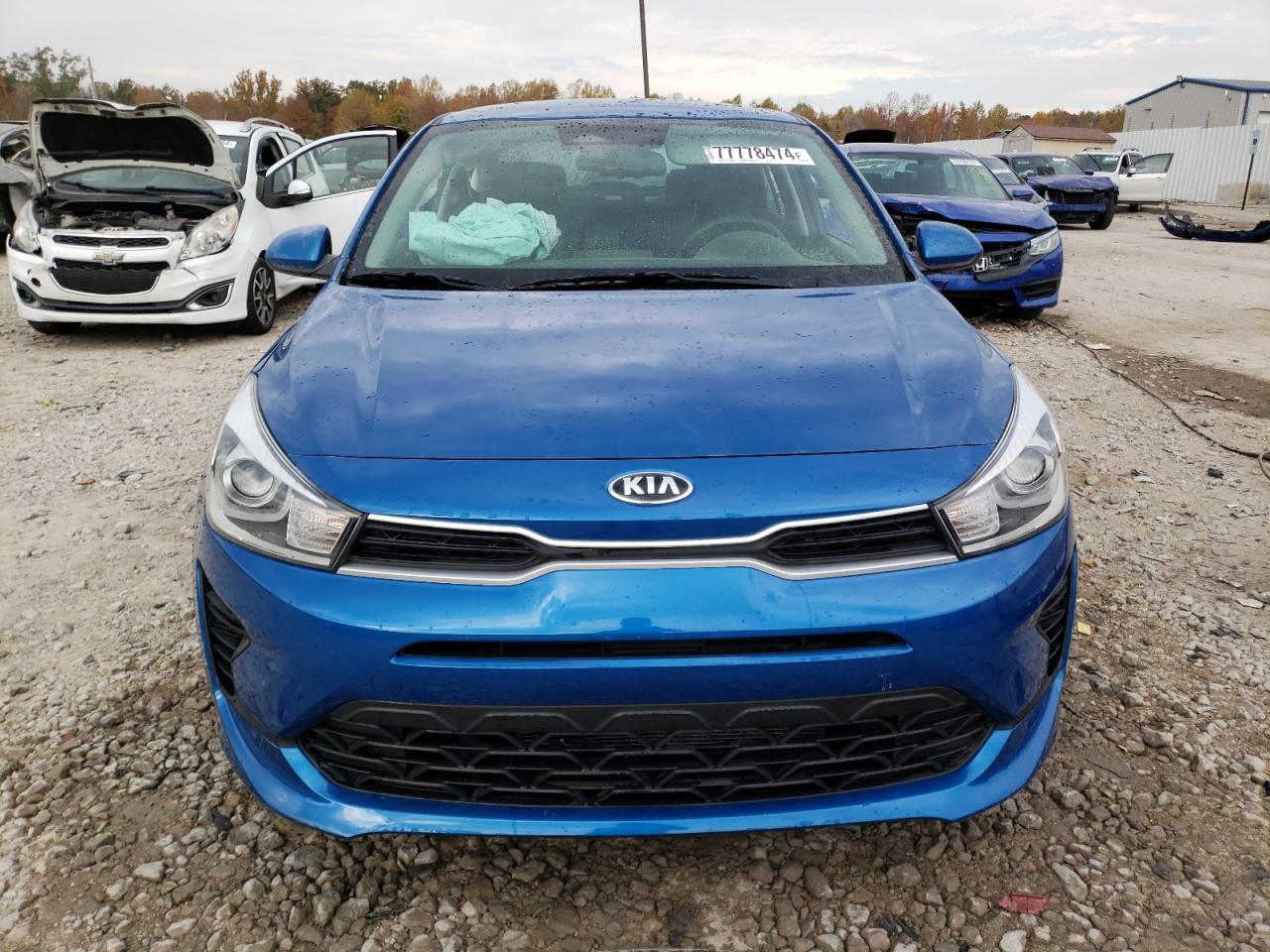 2021 KIA Rio VIN 3KPA24AD2ME426700 Copart auction photo, side damage thumbnail 5