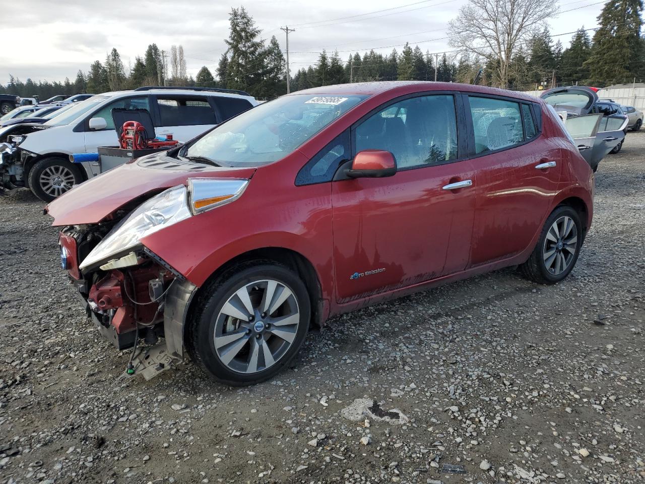 2013 Nissan Leaf VIN 1N4AZ0CP9DC407179 - Copart auction photo
