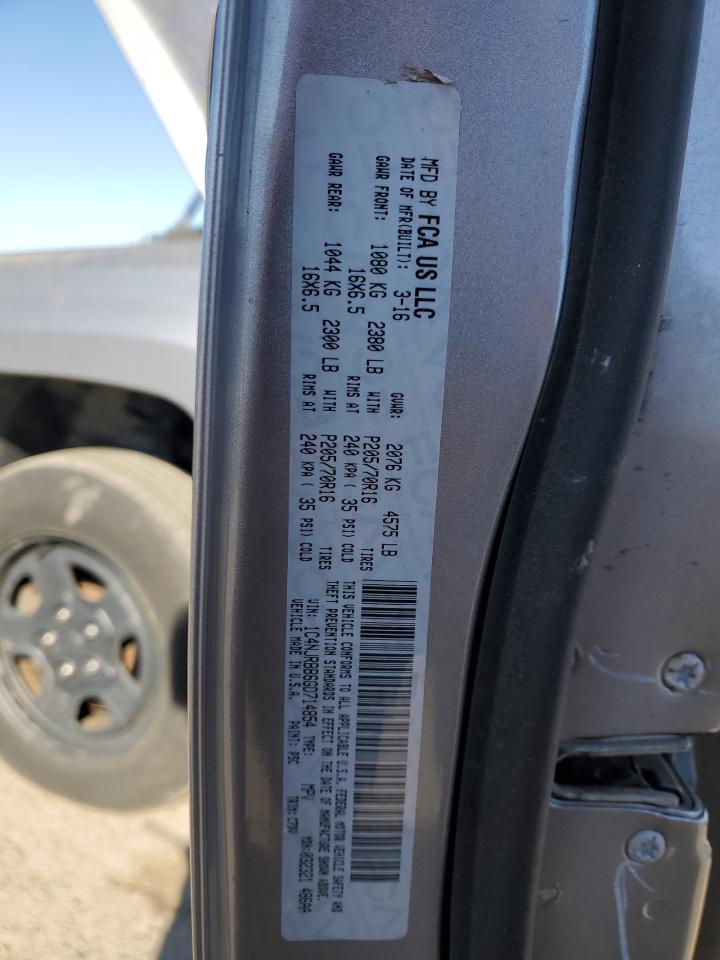 2016 Jeep Liberty (Patriot) VIN 1C4NJRBB6GD714854 Copart auction photo, front end damage thumbnail 14