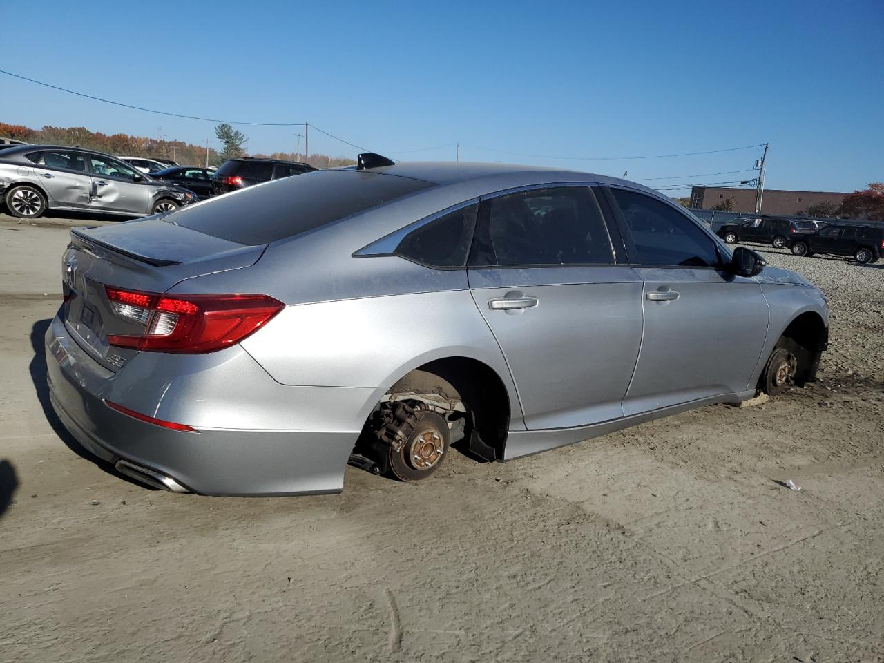 2021 Honda Accord VIN 1HGCV2F34MA032365 Copart auction photo, front end damage thumbnail 3