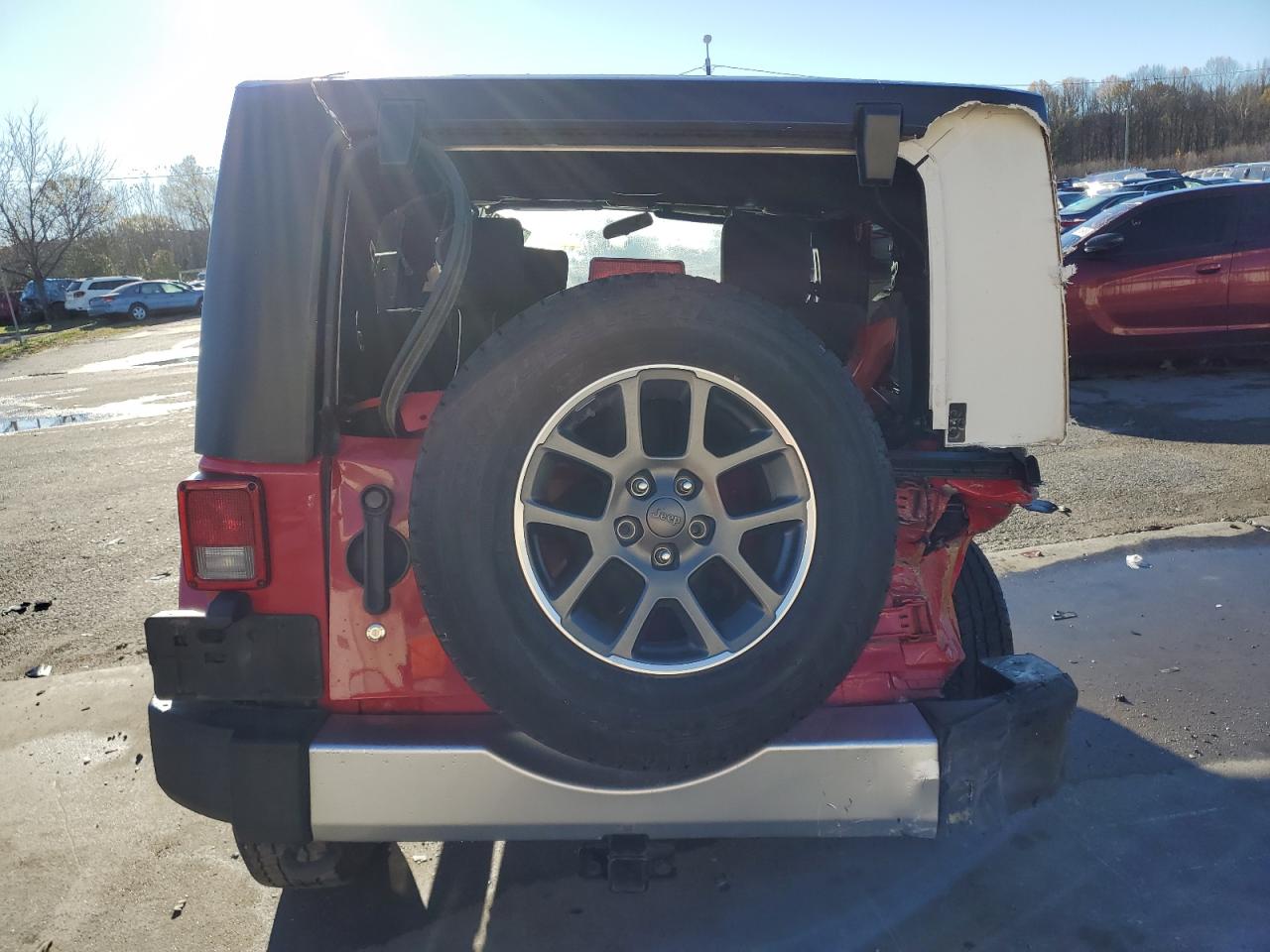 2010 Jeep Wrangler VIN 1J4BA5H12AL167115 Copart auction photo, all over damage thumbnail 6
