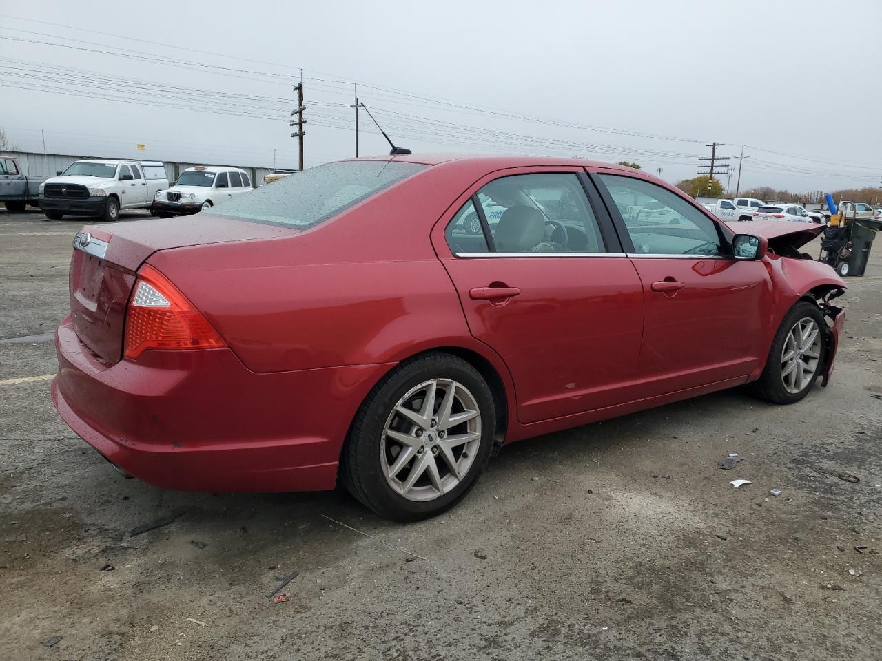2011 Ford Fusion VIN 3FAHP0JG4BR305987 Copart auction photo, front end / side damage thumbnail 3