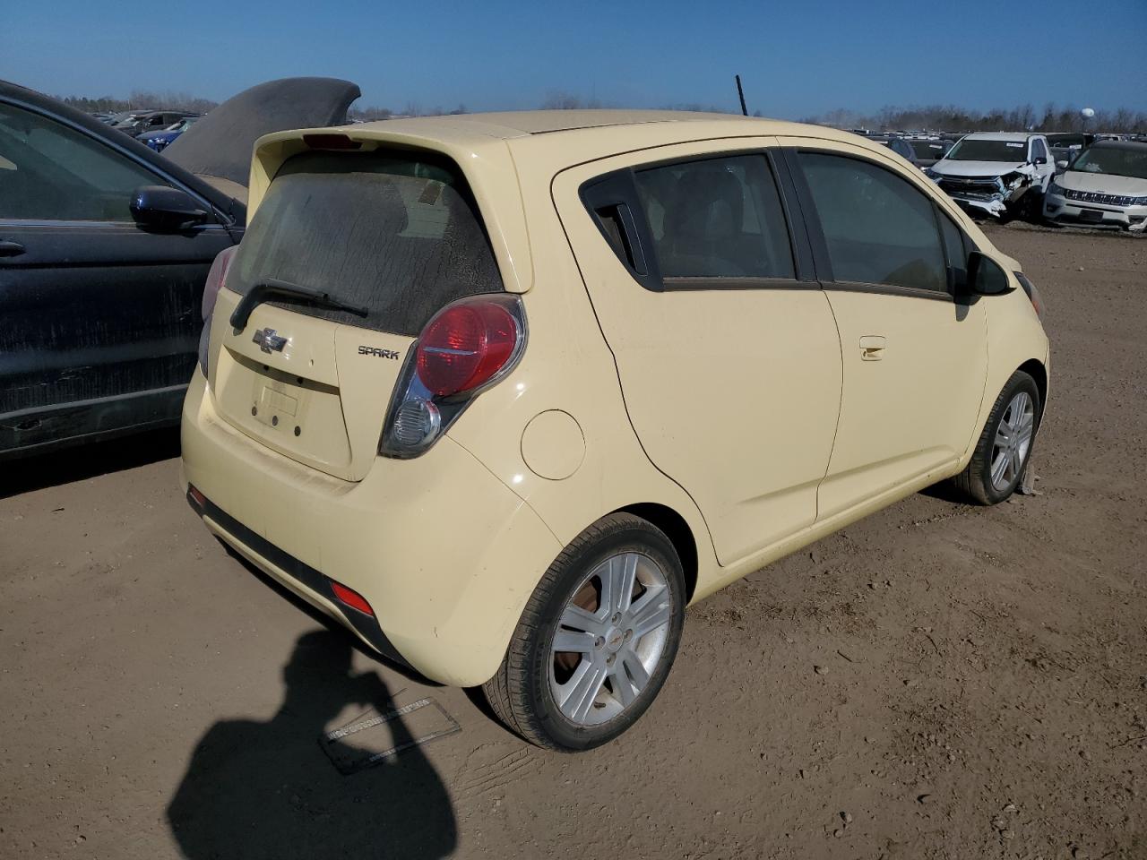 2014 Chevrolet Spark VIN KL8CB6S96EC423234 Copart auction photo, normal wear damage thumbnail 3