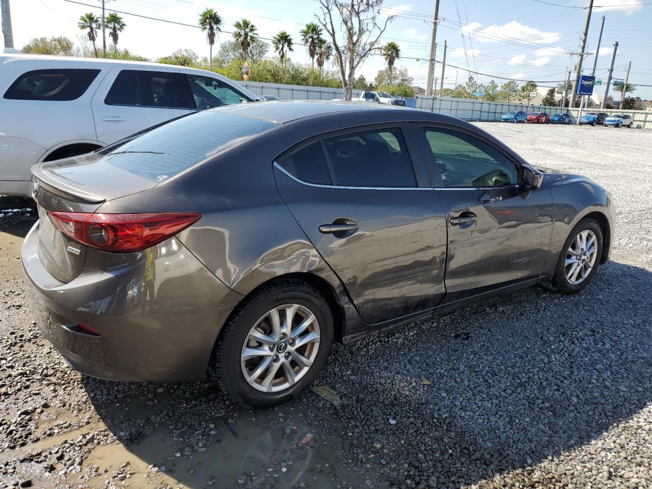 2014 Mazda 3 VIN 3MZBM1V72EM100644 Copart auction photo, side damage thumbnail 3