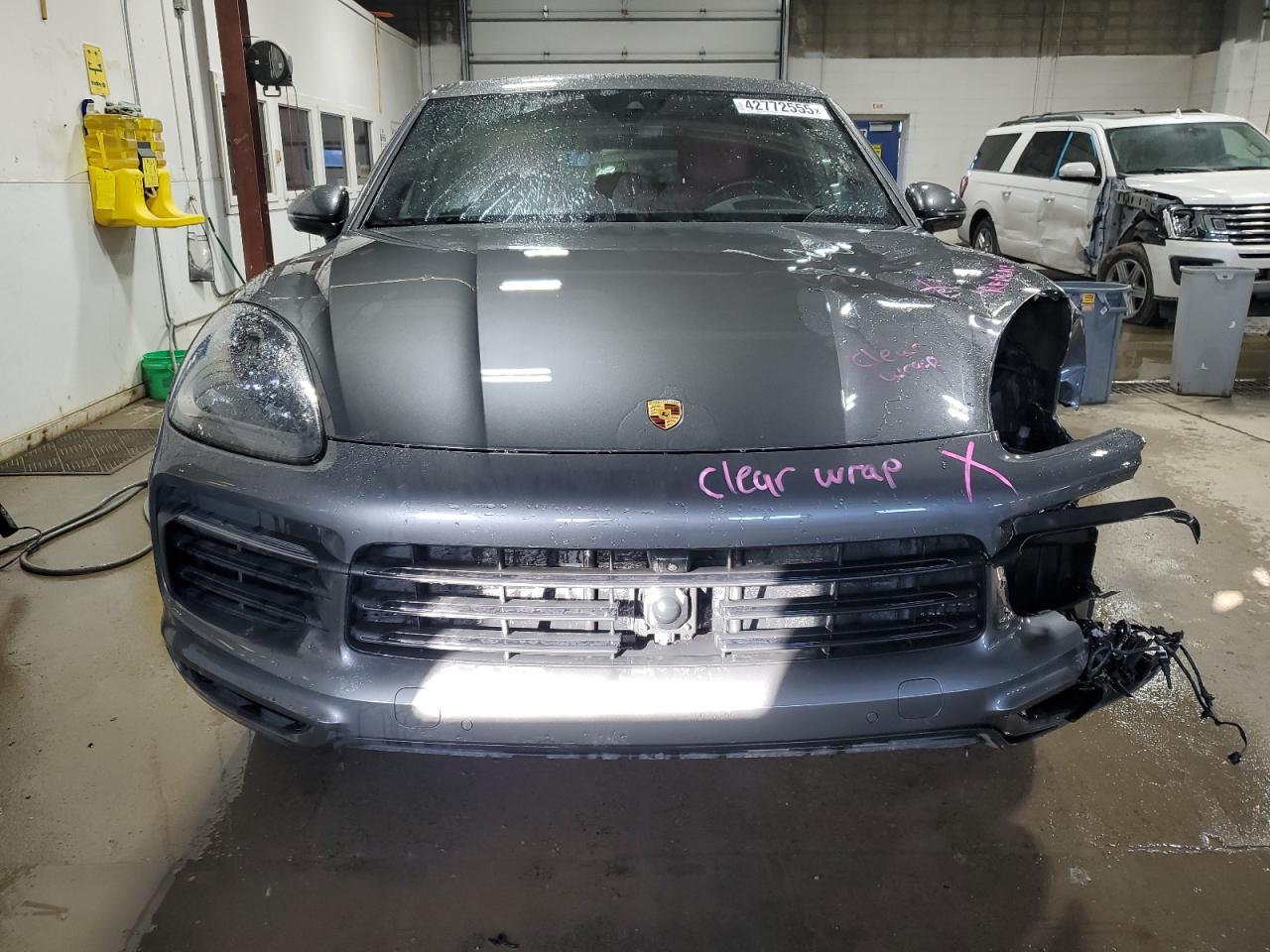 2021 Porsche Cayenne VIN WP1AB2AY5MDA28050 Copart auction photo, front end damage thumbnail 5