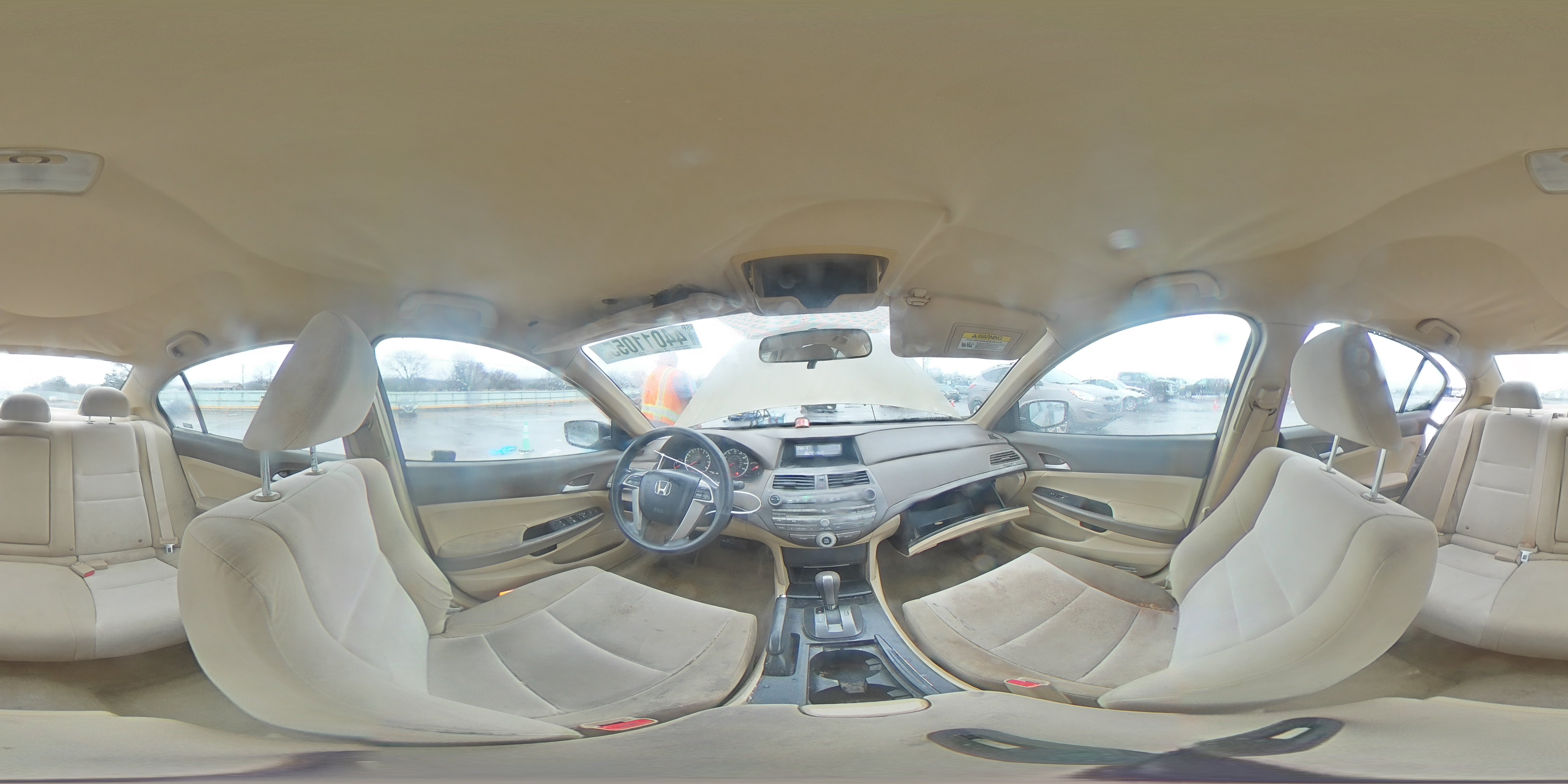2008 Honda Accord VIN JHMCP26438C062371 Copart auction photo, side / rear end damage thumbnail 12