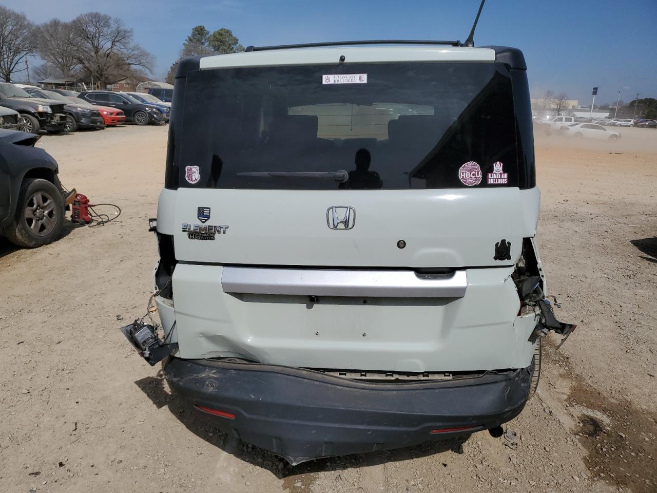 2010 Honda Element VIN 5J6YH1H35AL004636 Copart auction photo, rear end damage thumbnail 6