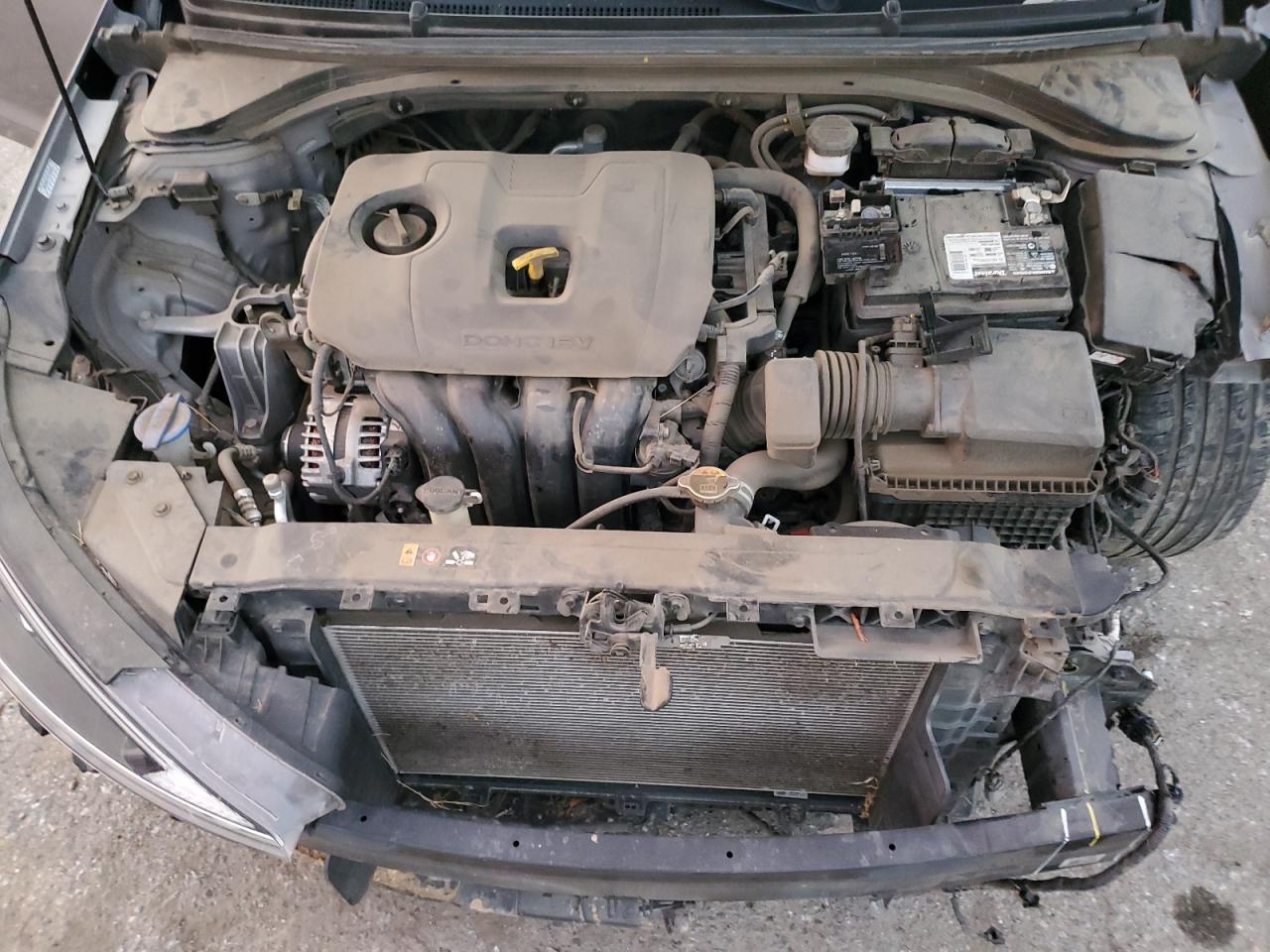 2020 Hyundai Elantra VIN KMHD84LF6LU086800 Copart auction photo, front end damage thumbnail 13