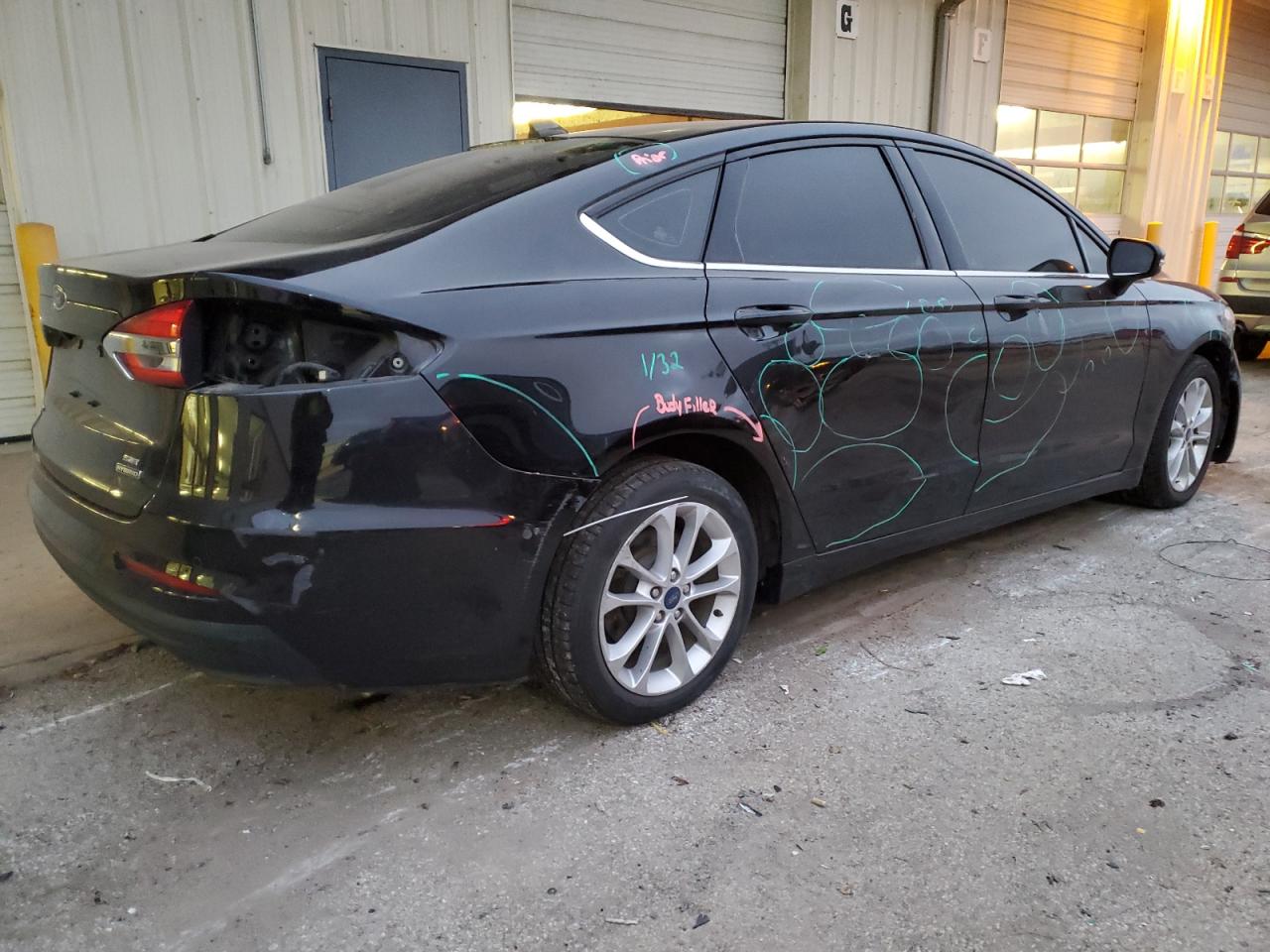 2020 Ford Fusion VIN 3FA6P0LU3LR102634 Copart auction photo, all over damage thumbnail 3