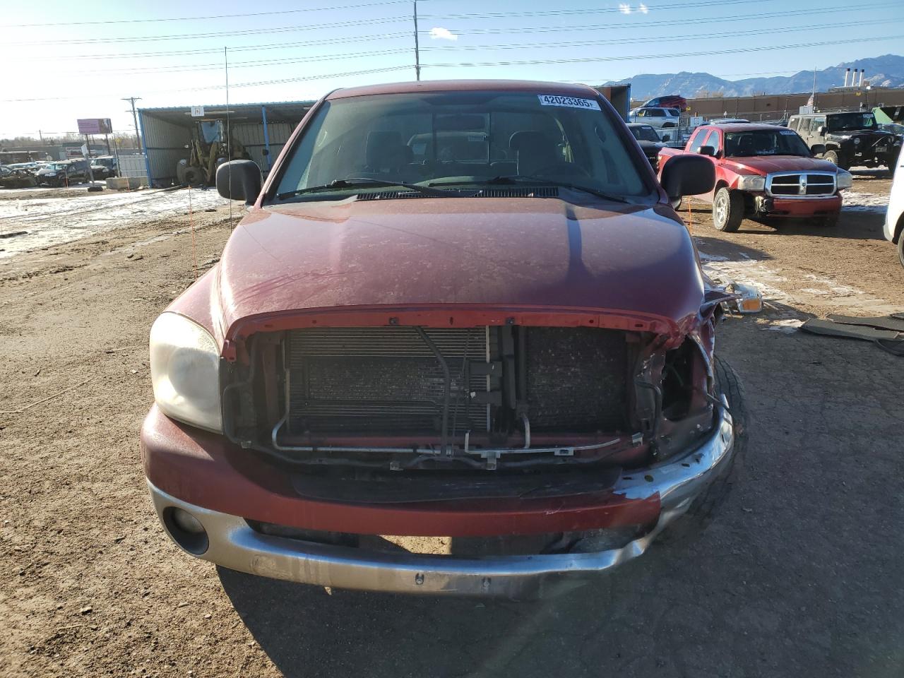 2007 Dodge RAM VIN 1D7HU18237J517712 Copart auction photo, front end / undercarriage damage thumbnail 5