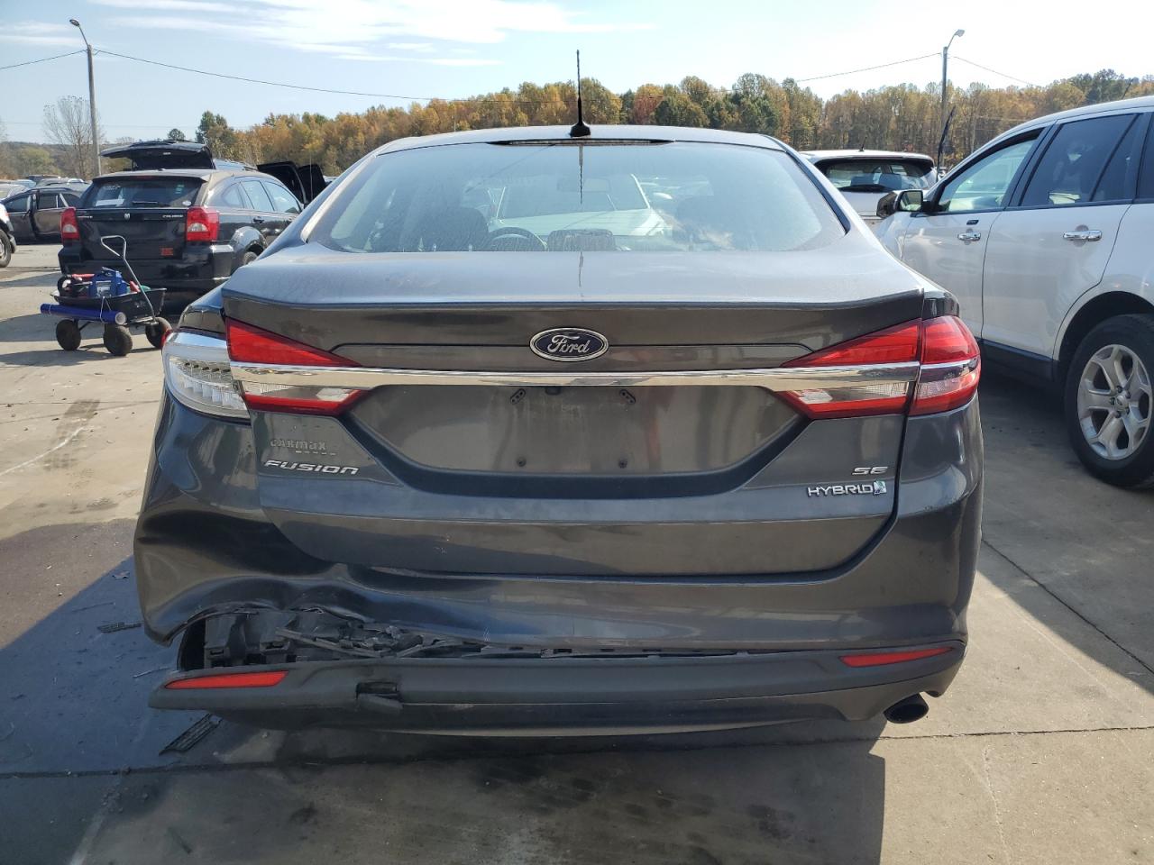 2017 Ford Fusion VIN 3FA6P0LU3HR258714 Copart auction photo, rear end / all over damage thumbnail 6