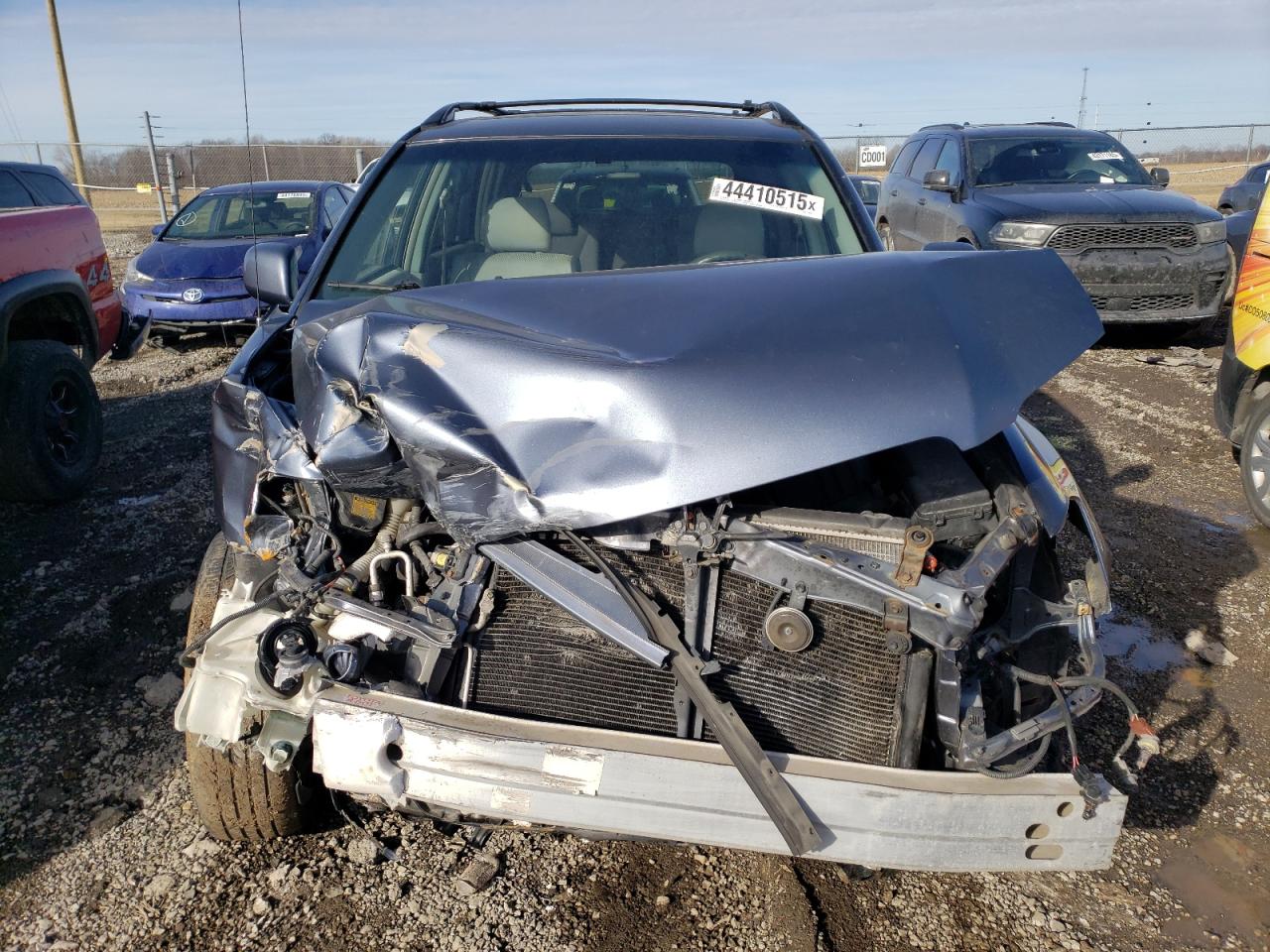 2006 Toyota Highlander VIN JTEEP21A960174528 Copart auction photo, front end / minor dent/scratches damage thumbnail 5
