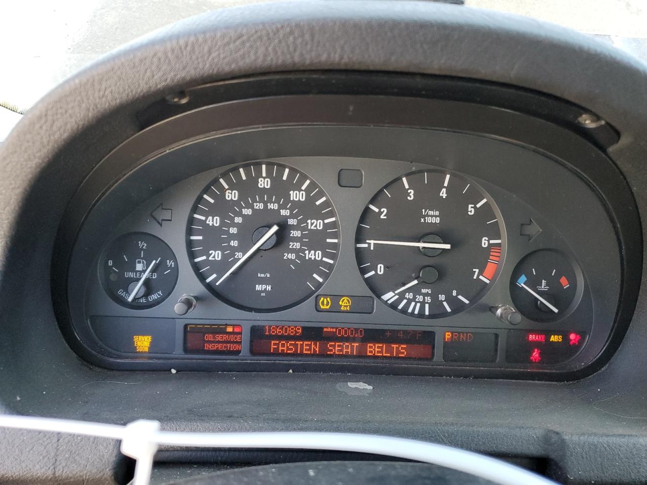 2006 BMW X5 VIN 5UXFA13576LY47740 Copart auction photo, side / front end damage thumbnail 9