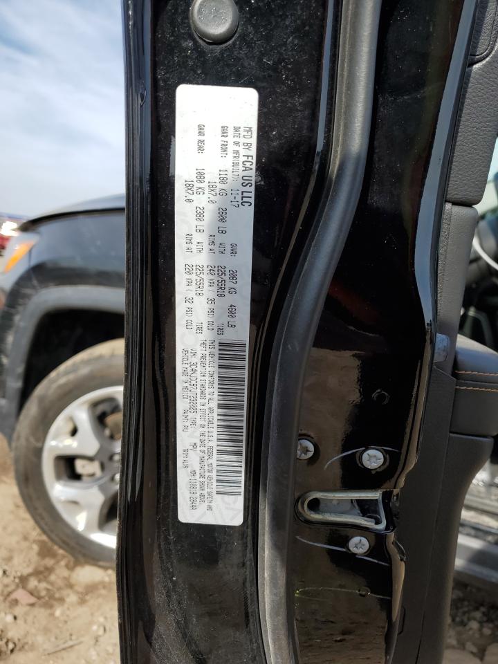 2018 Jeep Compass VIN 3C4NJDCB7JT232025 Copart auction photo, front end / rear end damage thumbnail 12
