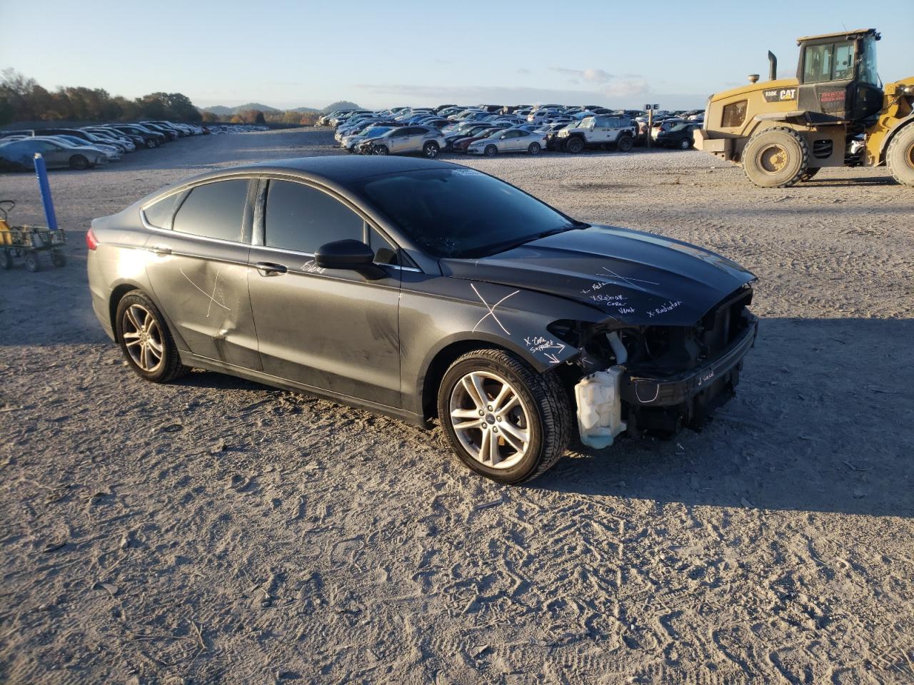2018 Ford Fusion VIN 3FA6P0HD5JR275982 Copart auction photo, front end damage thumbnail 4