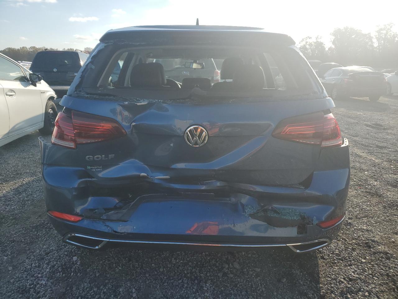 2021 Volkswagen Golf VIN 3VWG57AU9MM001447 Copart auction photo, rear end / minor dent/scratches damage thumbnail 6