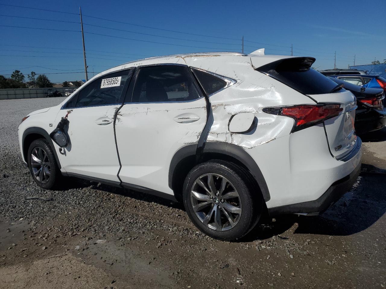 2017 Lexus NX VIN JTJYARBZ8H2080693 Copart auction photo, all over damage thumbnail 2