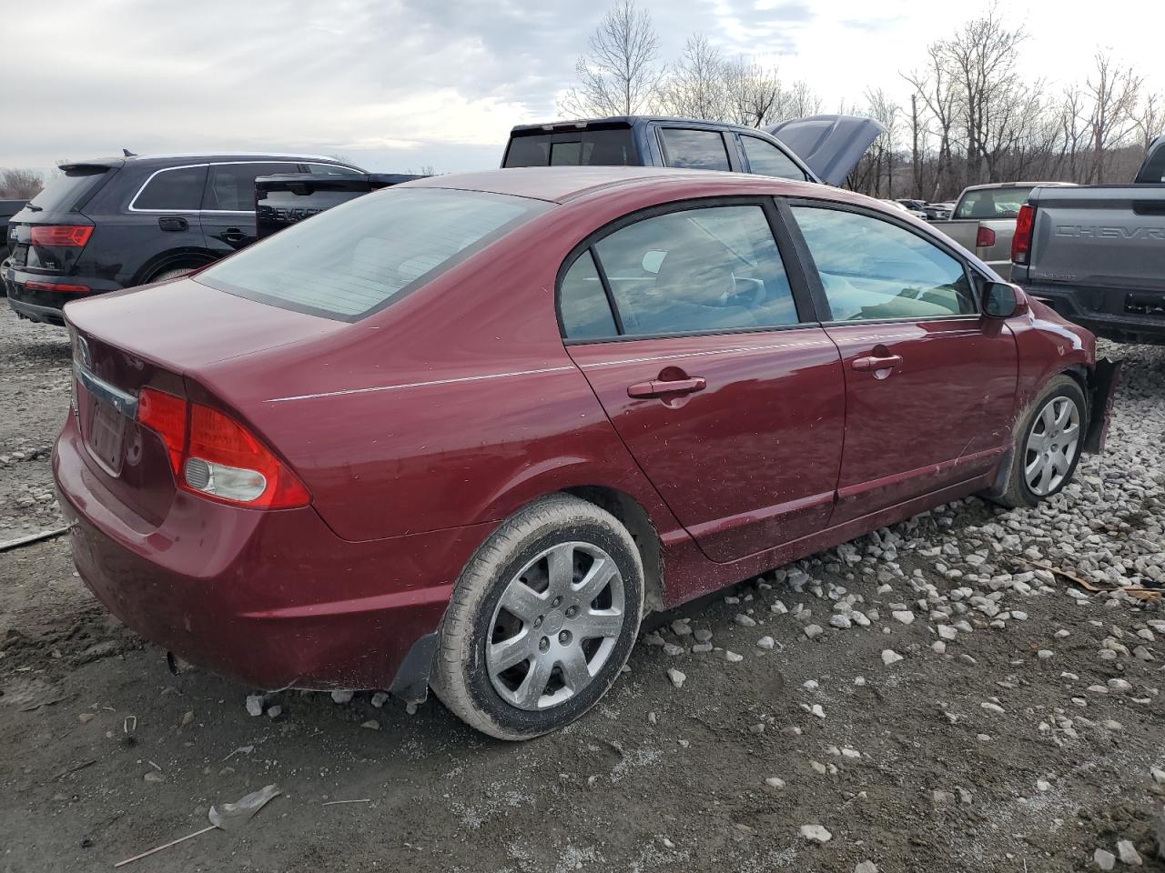 2010 Honda Civic VIN 19XFA1F54AE040414 Copart auction photo, front end damage thumbnail 3