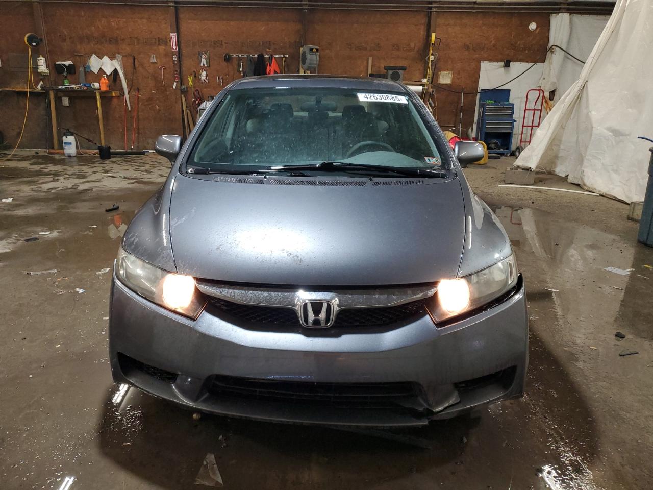 2009 Honda Civic VIN 1HGFA16839L022100 Copart auction photo, front end / side damage thumbnail 5
