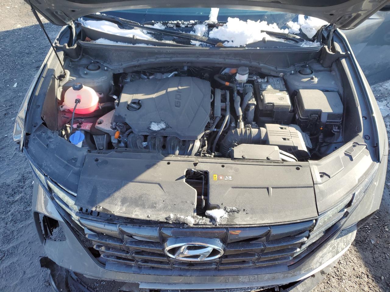 2024 Hyundai Tucson VIN 5NMJFCDE0RH320068 Copart auction photo, front end / side damage thumbnail 12