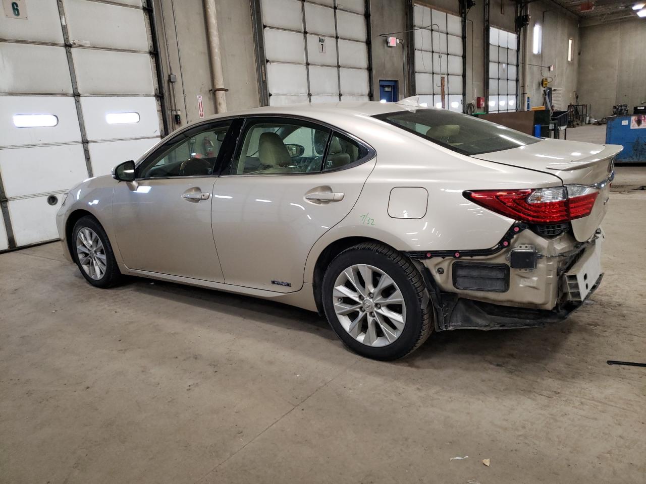 2015 Lexus ES VIN JTHBW1GG2F2093079 Copart auction photo, rear end damage thumbnail 2