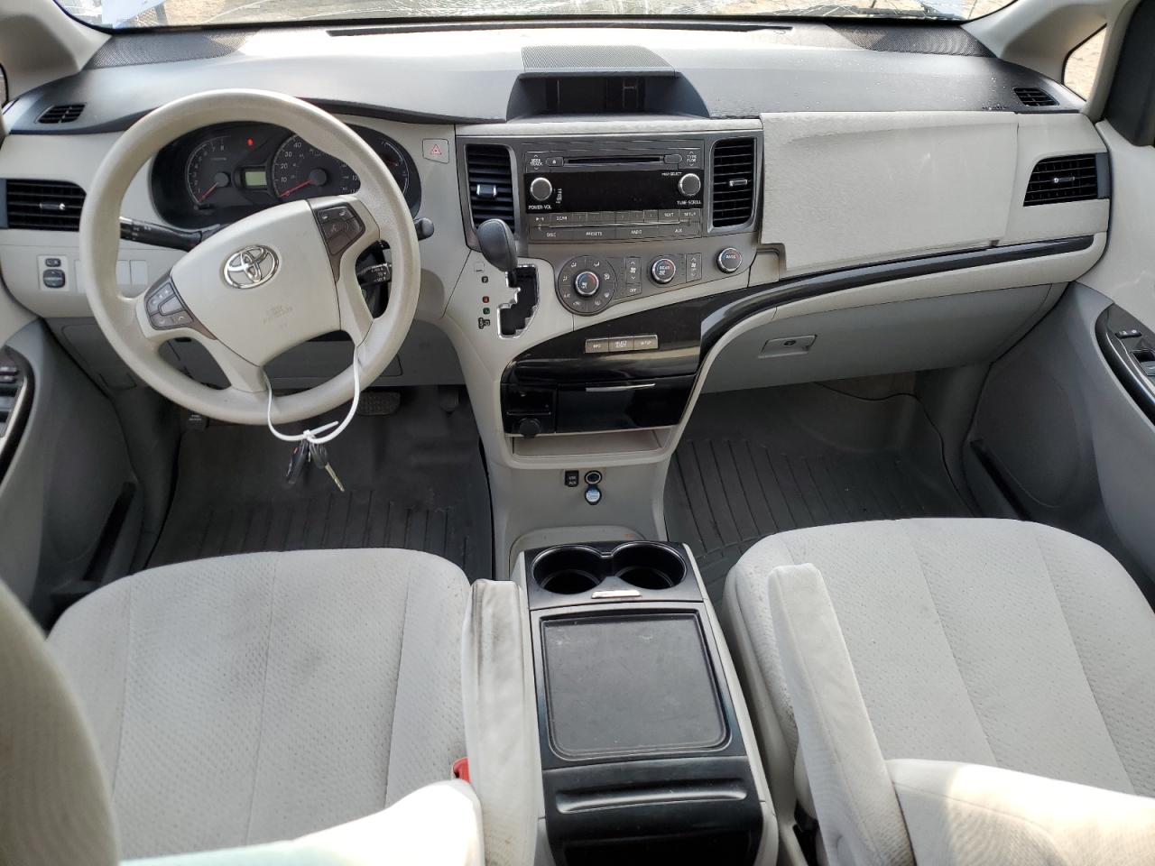 2012 Toyota Sienna VIN 5TDKK3DC7CS211660 Copart auction photo, rear end / top/roof damage thumbnail 8