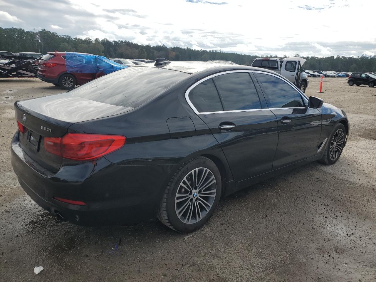 2017 BMW 5er VIN WBAJA5C30HG894862 Copart auction photo, front end damage thumbnail 3