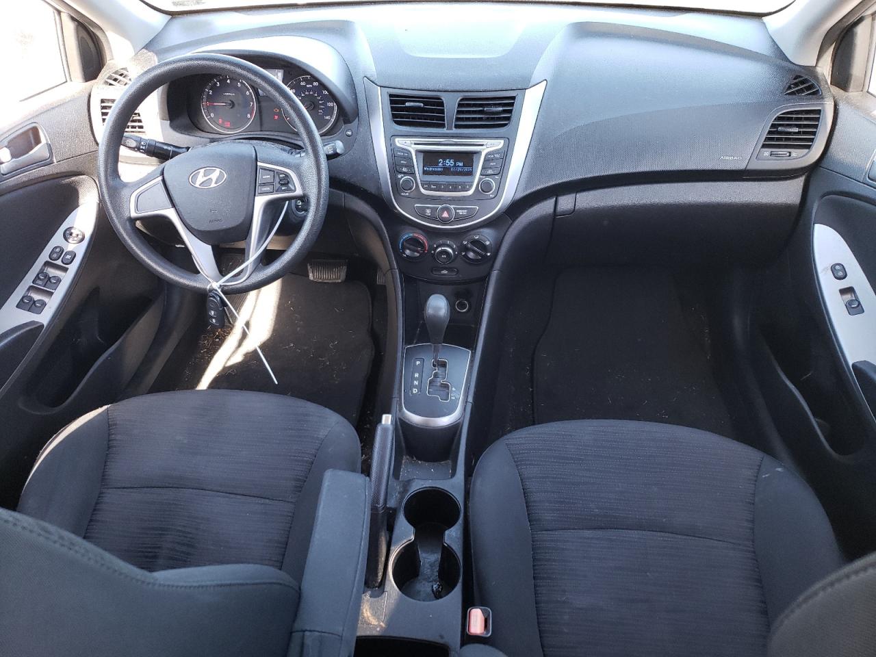 2016 Hyundai Accent VIN KMHCT5AE8GU279725 Copart auction photo, front end / minor dent/scratches damage thumbnail 8