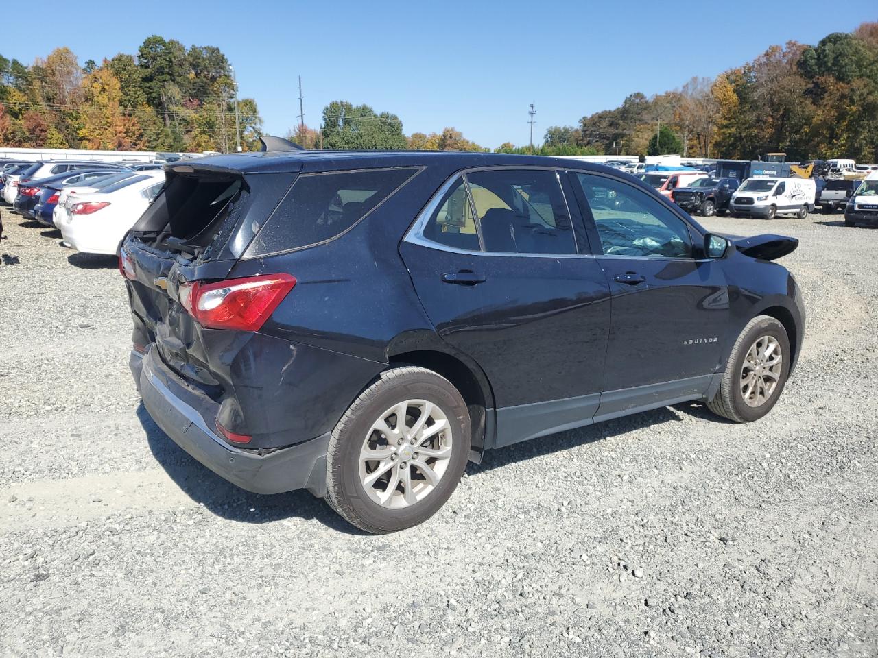2020 Chevrolet Equinox VIN 2GNAXKEV9L6156489 Copart auction photo, front end / rear end damage thumbnail 3