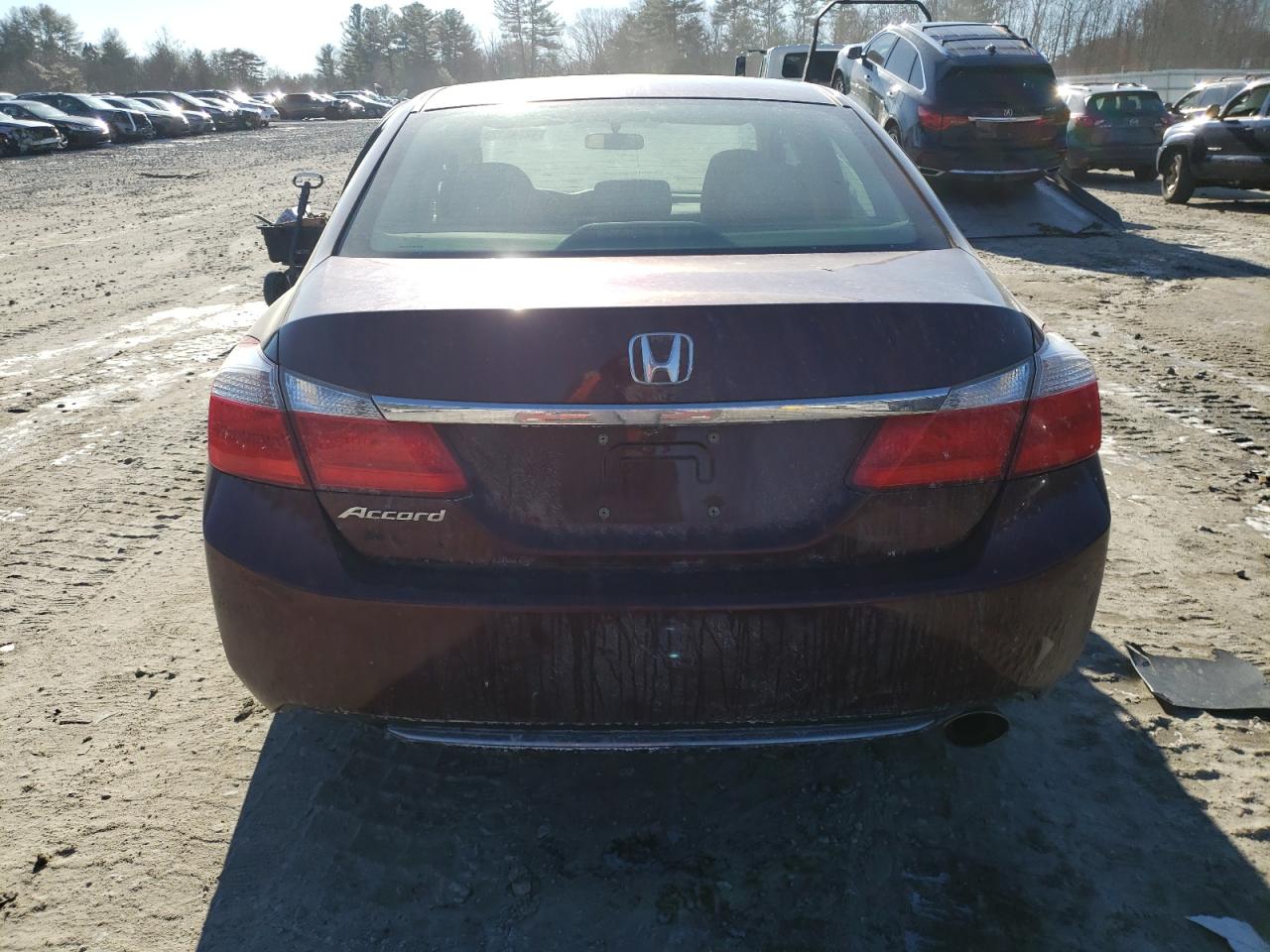2014 Honda Accord VIN 1HGCR2F33EA051608 Copart auction photo, side damage thumbnail 6