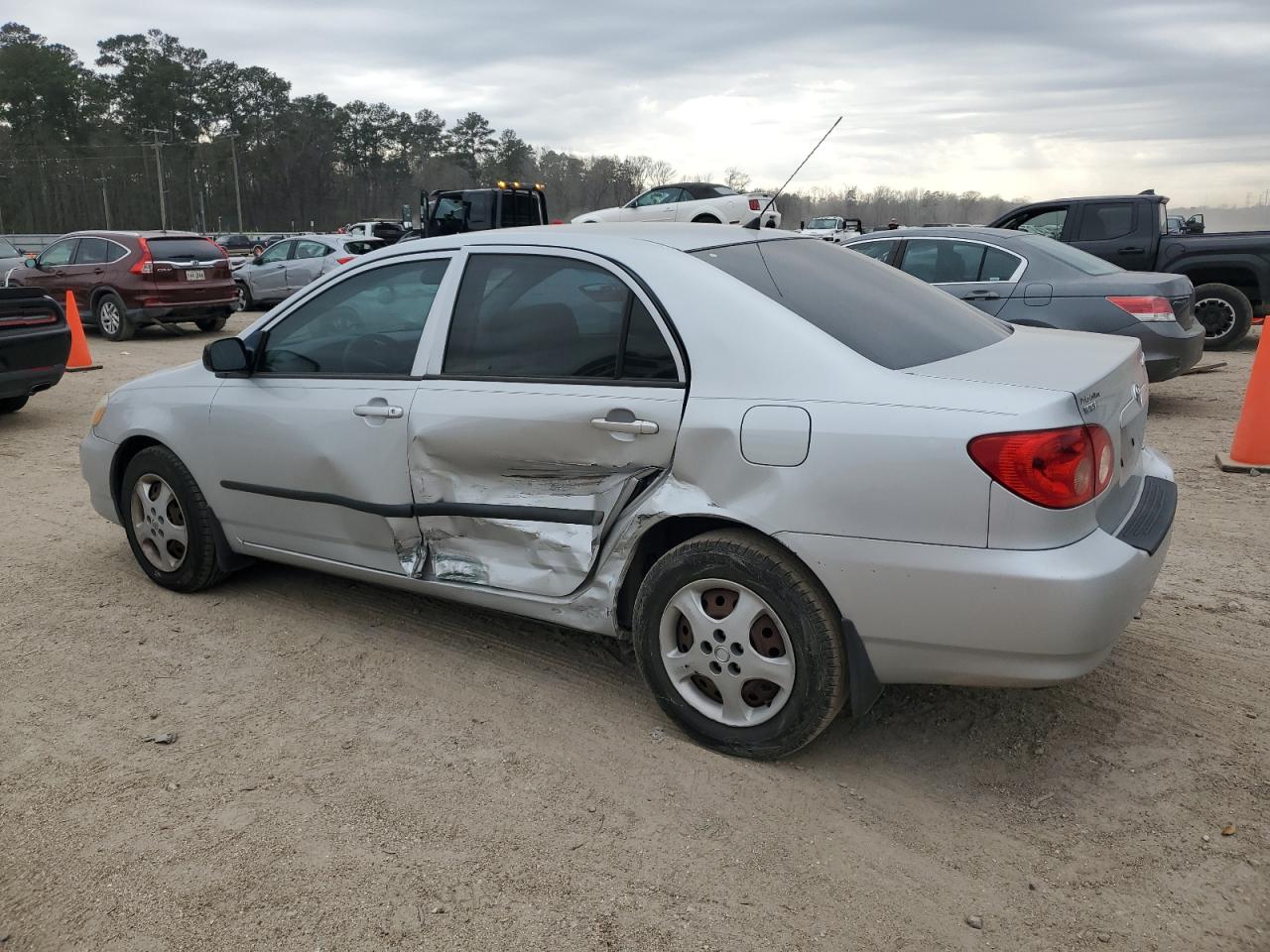 2007 Toyota Corolla VIN 1NXBR32E17Z803147 Copart auction photo, side damage thumbnail 2