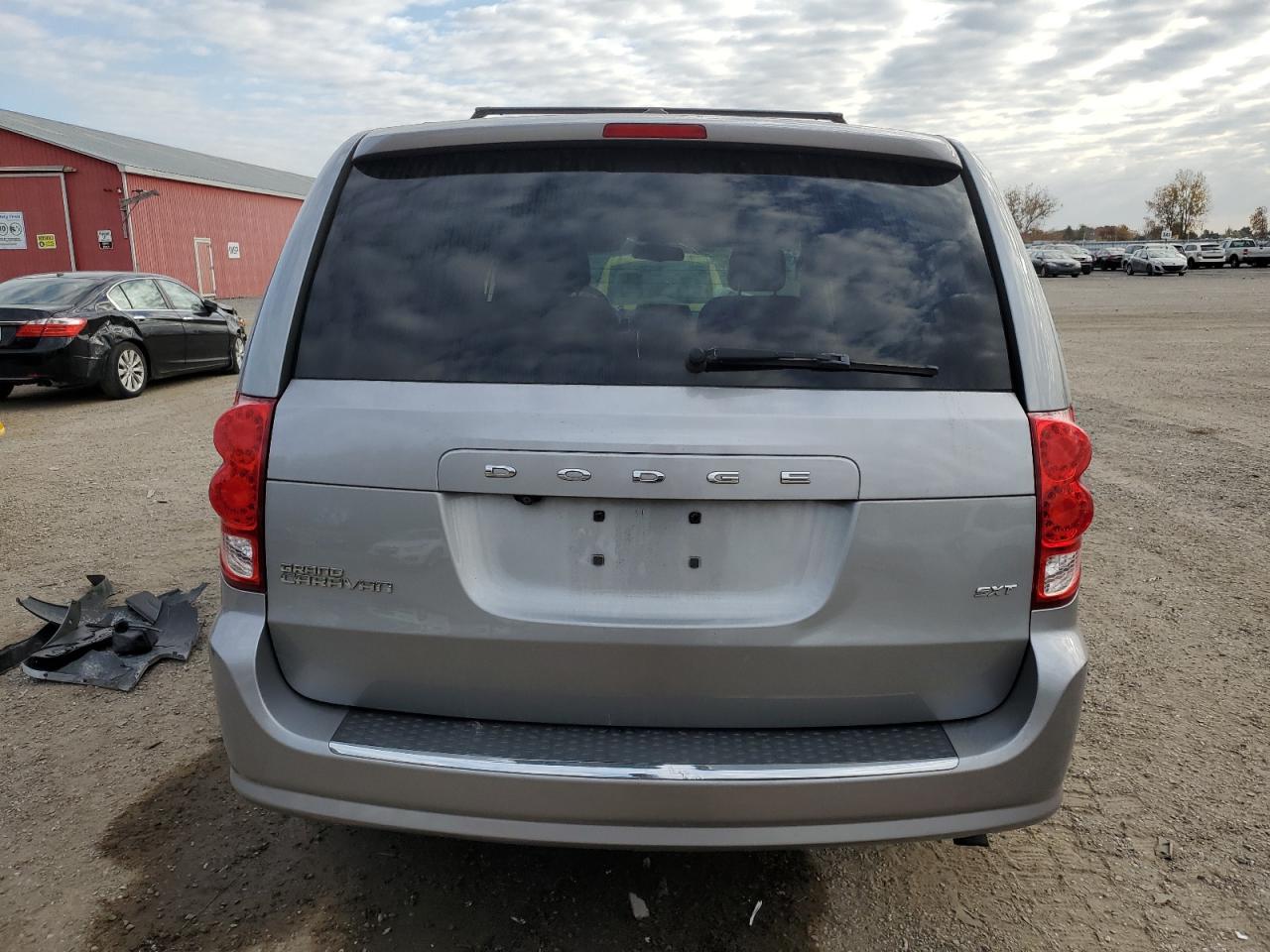 2014 Dodge Caravan VIN 2C4RDGBG6ER466138 Copart auction photo, front end / side damage thumbnail 6