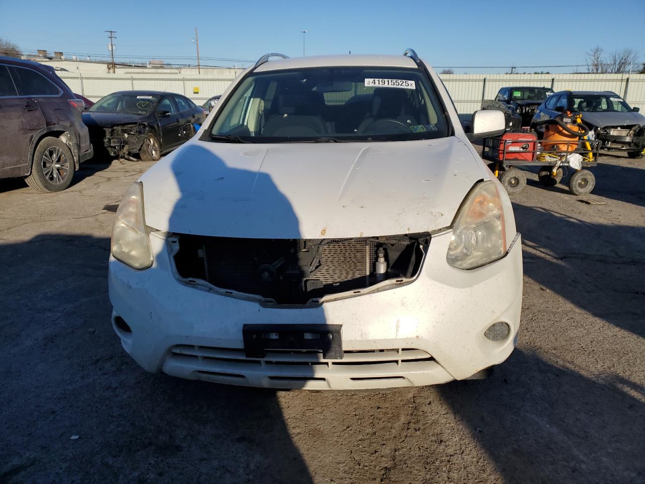 2012 Nissan Rogue VIN JN8AS5MV5CW400739 Copart auction photo, front end / side damage thumbnail 5