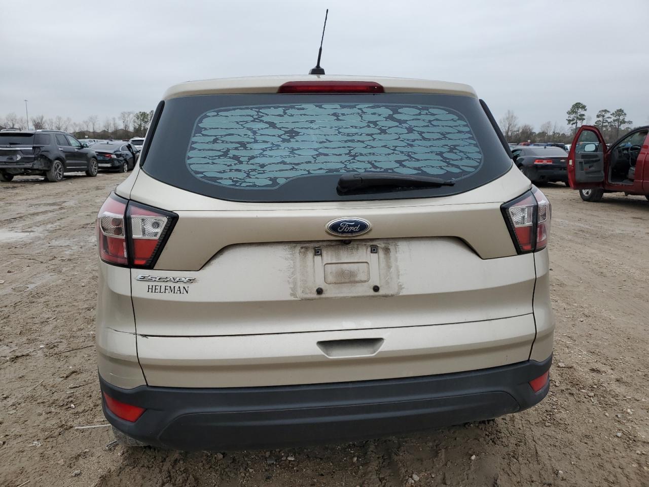 2018 Ford Escape VIN 1FMCU0F79JUA54439 Copart auction photo, front end / side damage thumbnail 6