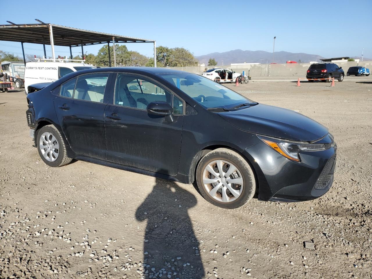 2020 Toyota Corolla VIN 5YFEPRAE5LP128020 Copart auction photo, rear end damage thumbnail 4