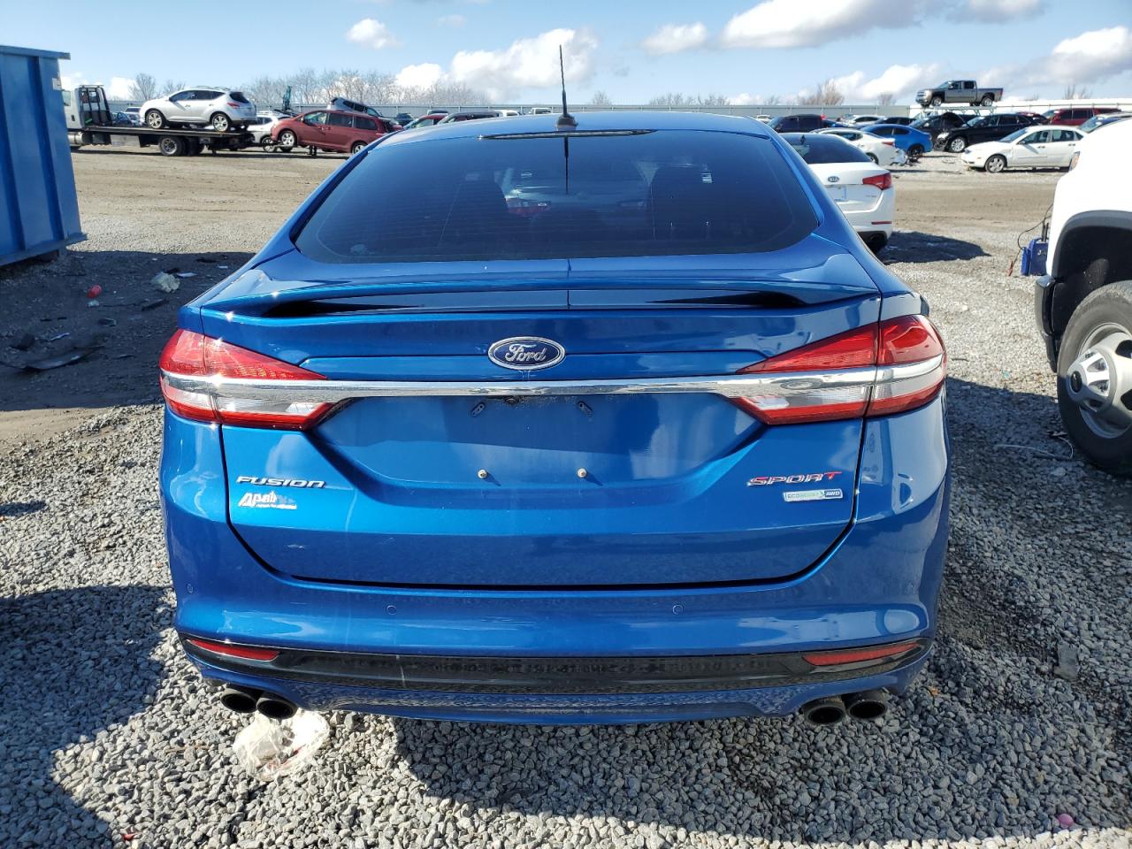 2017 Ford Fusion VIN 3FA6P0VP0HR378316 Copart auction photo, front end damage thumbnail 6
