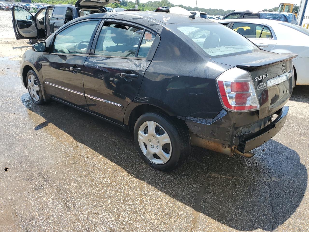 2016 Nissan Sentra VIN 3N1AB6AP0CL707963 Copart auction photo, side / vandalism damage thumbnail 2