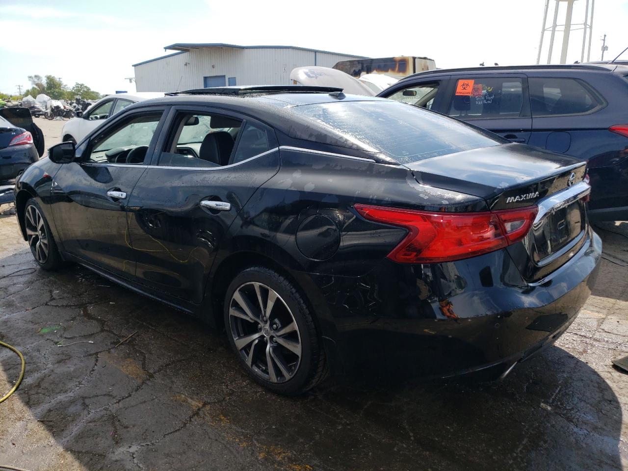 2016 Nissan Maxima VIN 1N4AA6AP5GC439175 Copart auction photo, vandalism / side damage thumbnail 2