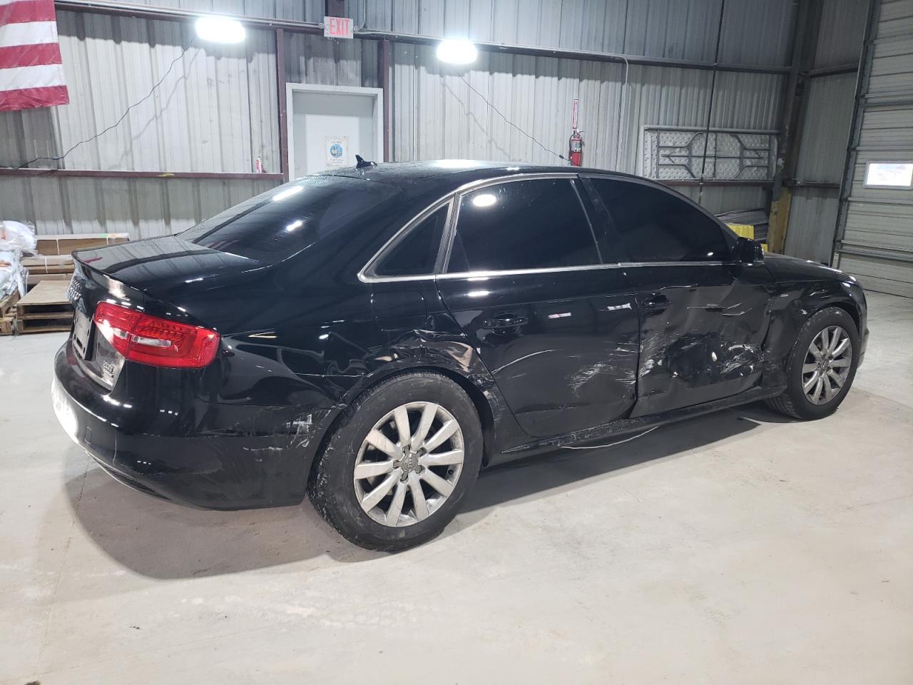 2015 Audi A4 VIN WAUBFAFL7FN035173 Copart auction photo, side / front end damage thumbnail 3