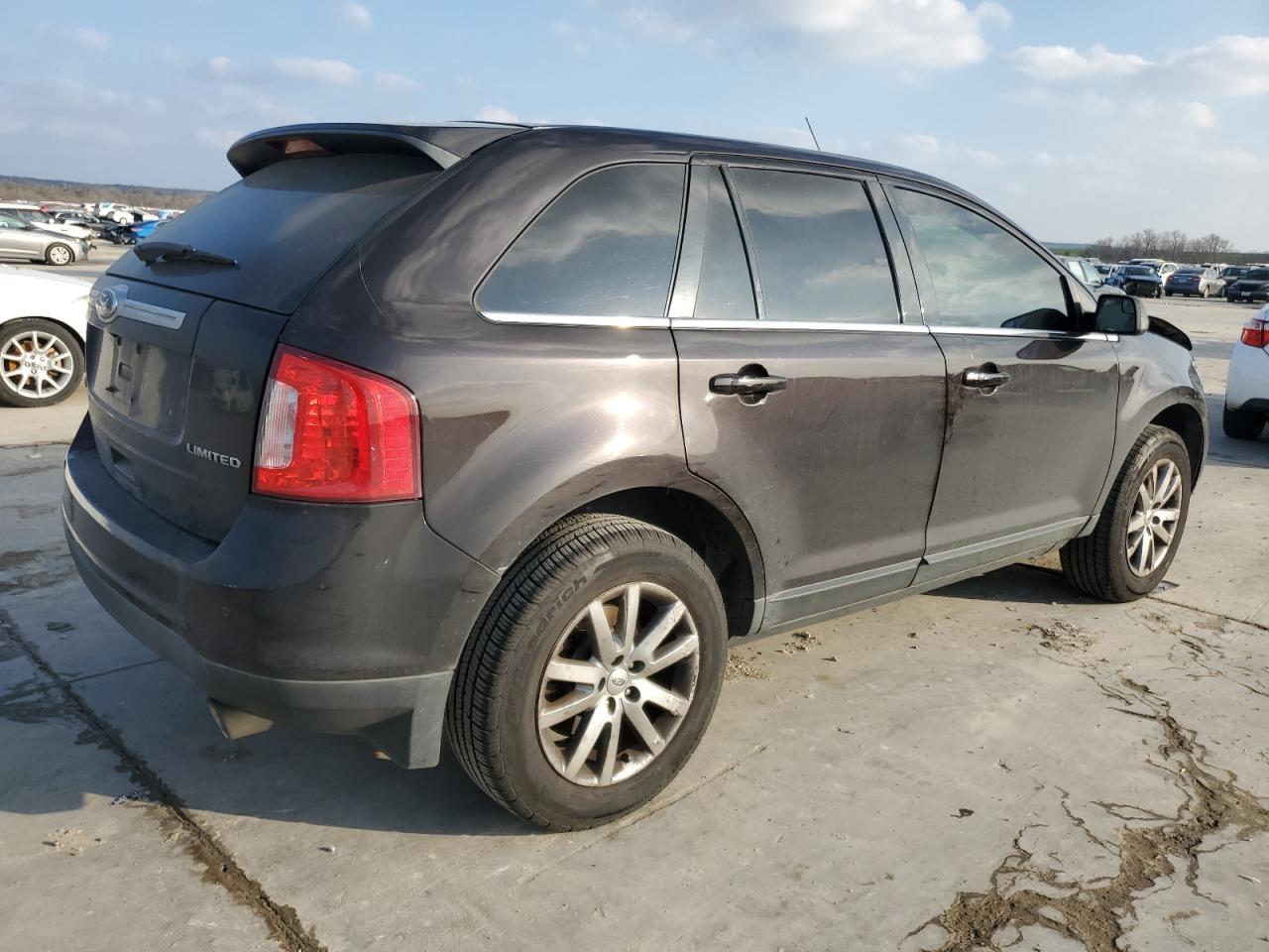 2014 Ford Edge VIN 2FMDK3KC1EBB40239 Copart auction photo, front end / rear end damage thumbnail 3