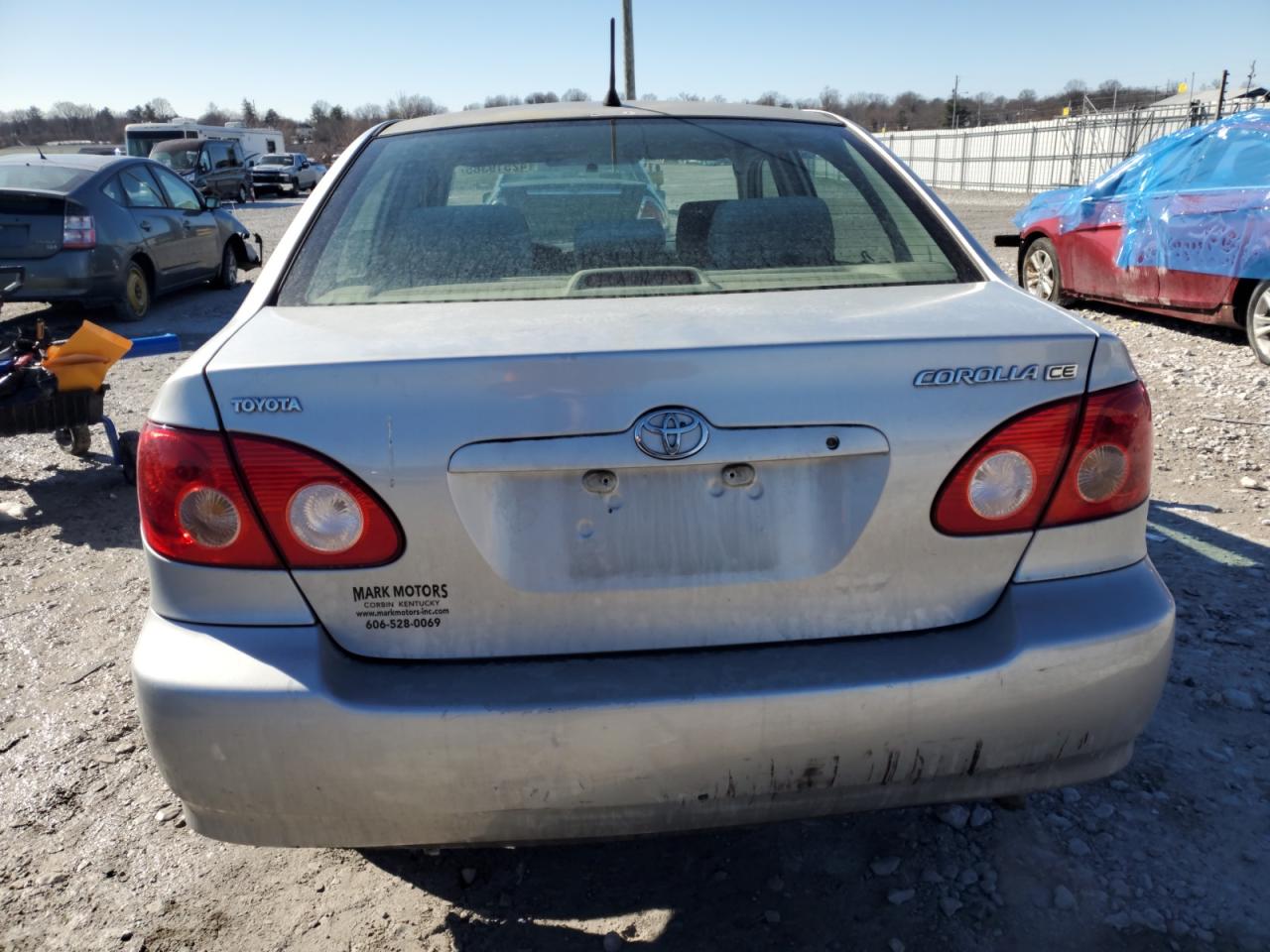 2006 Toyota Corolla VIN 1NXBR32E06Z697000 Copart auction photo, rear end damage thumbnail 6