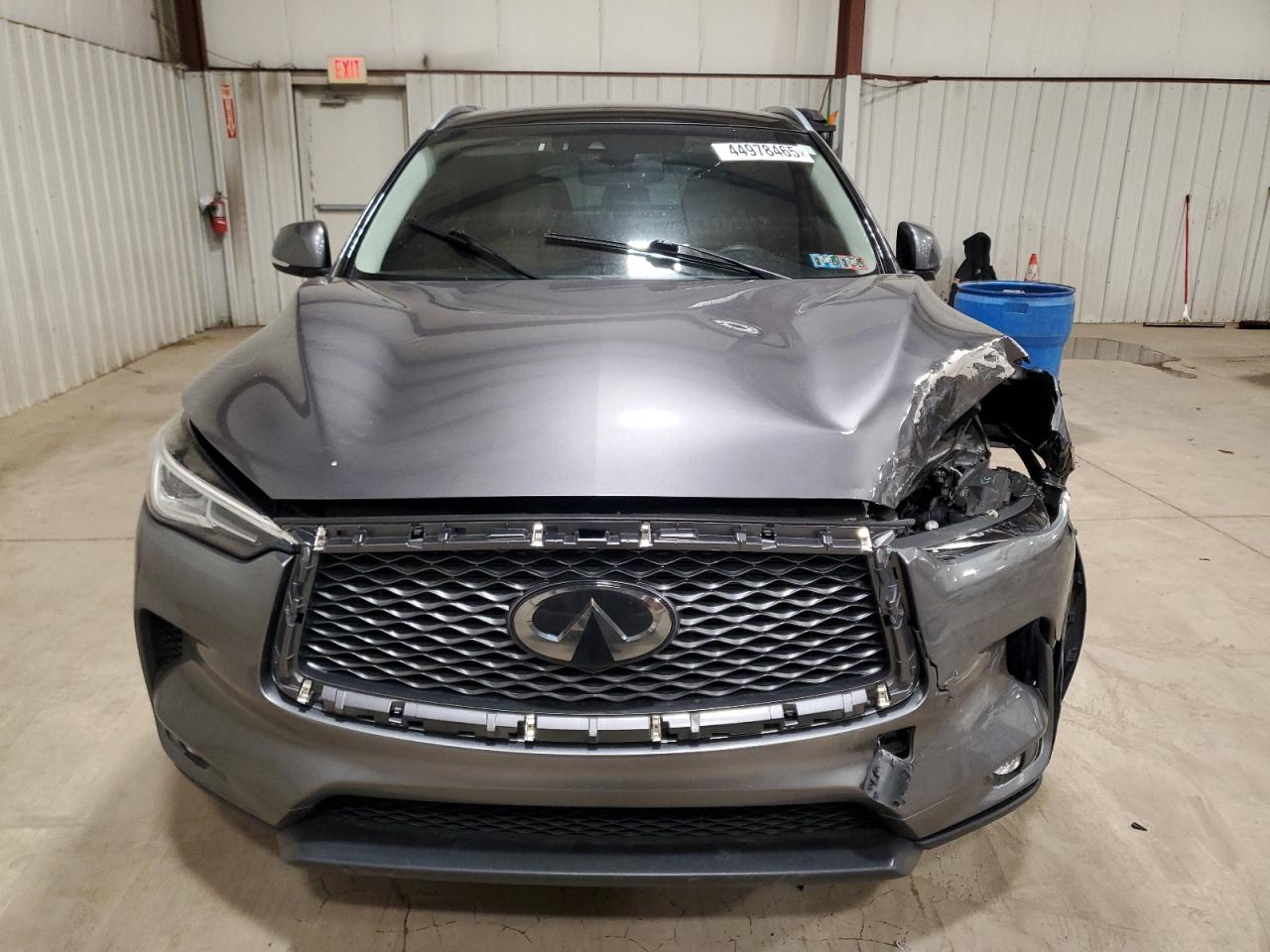 2019 Infiniti QX50 VIN 3PCAJ5M14KF137318 Copart auction photo, side / rear end damage thumbnail 5
