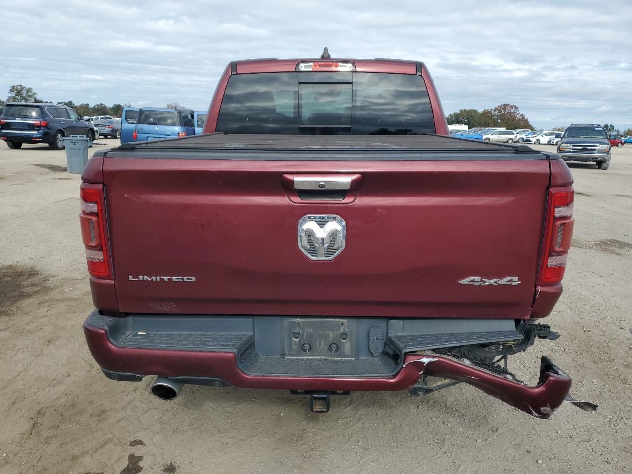 2019 RAM 1500 VIN 1C6SRFHT5KN594209 Copart auction photo, front end / rear end damage thumbnail 6