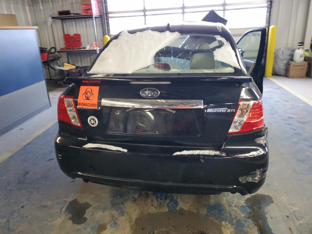 2008 Subaru Impreza VIN JF1GE61658H501717 Copart auction photo, all over damage thumbnail 6