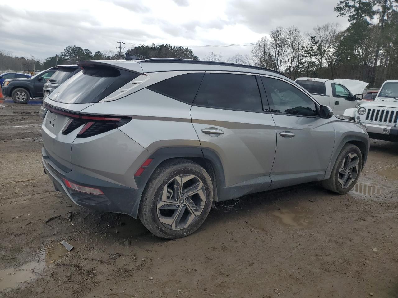2023 Hyundai Tucson VIN 5NMJE3AE4PH293722 Copart auction photo, rollover damage thumbnail 3